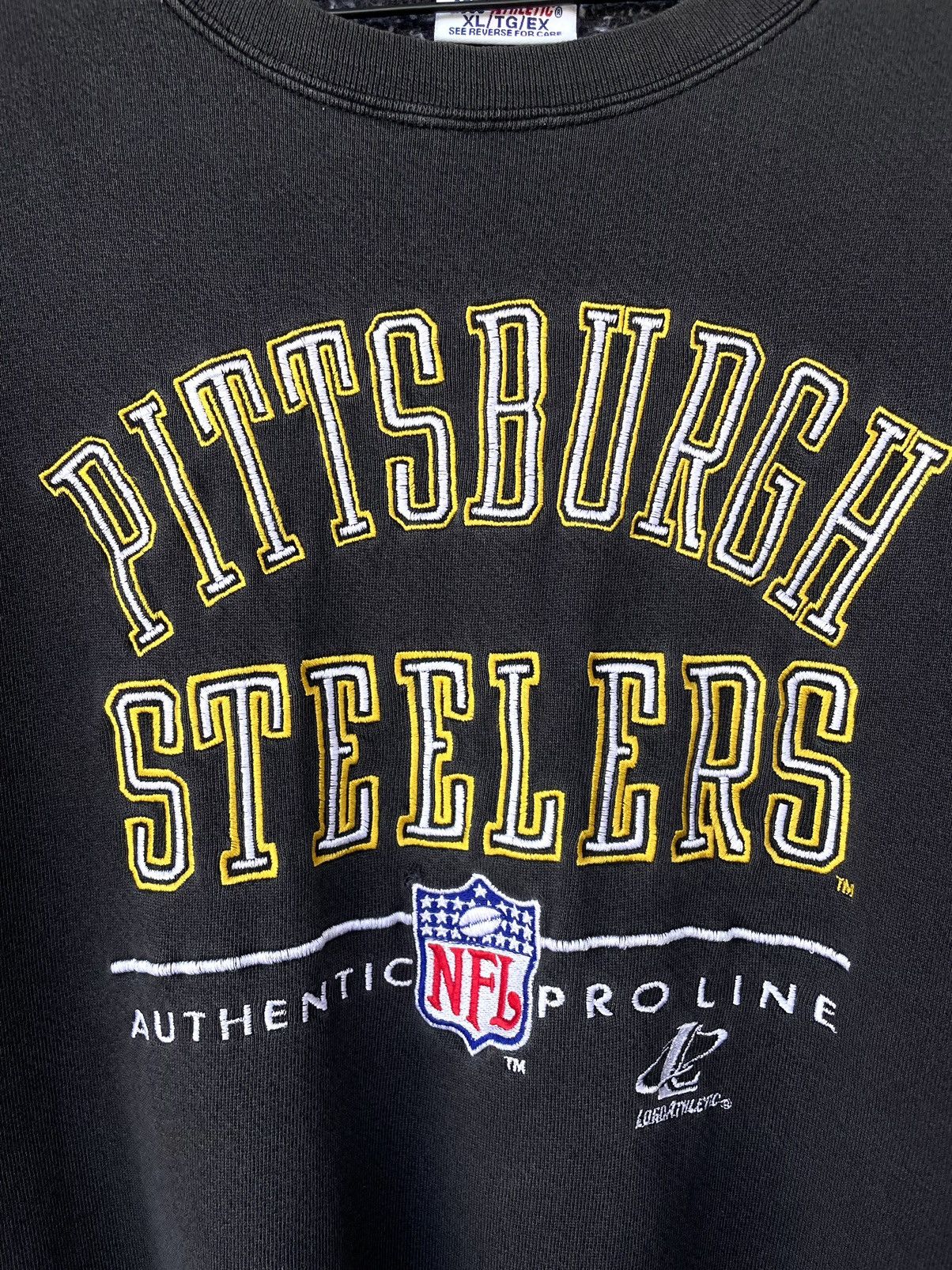NFL Vintage 90s Pittsburgh Steelers NFL Football Sweatshirt Size US XL / EU 56 / 4 - 5 Thumbnail