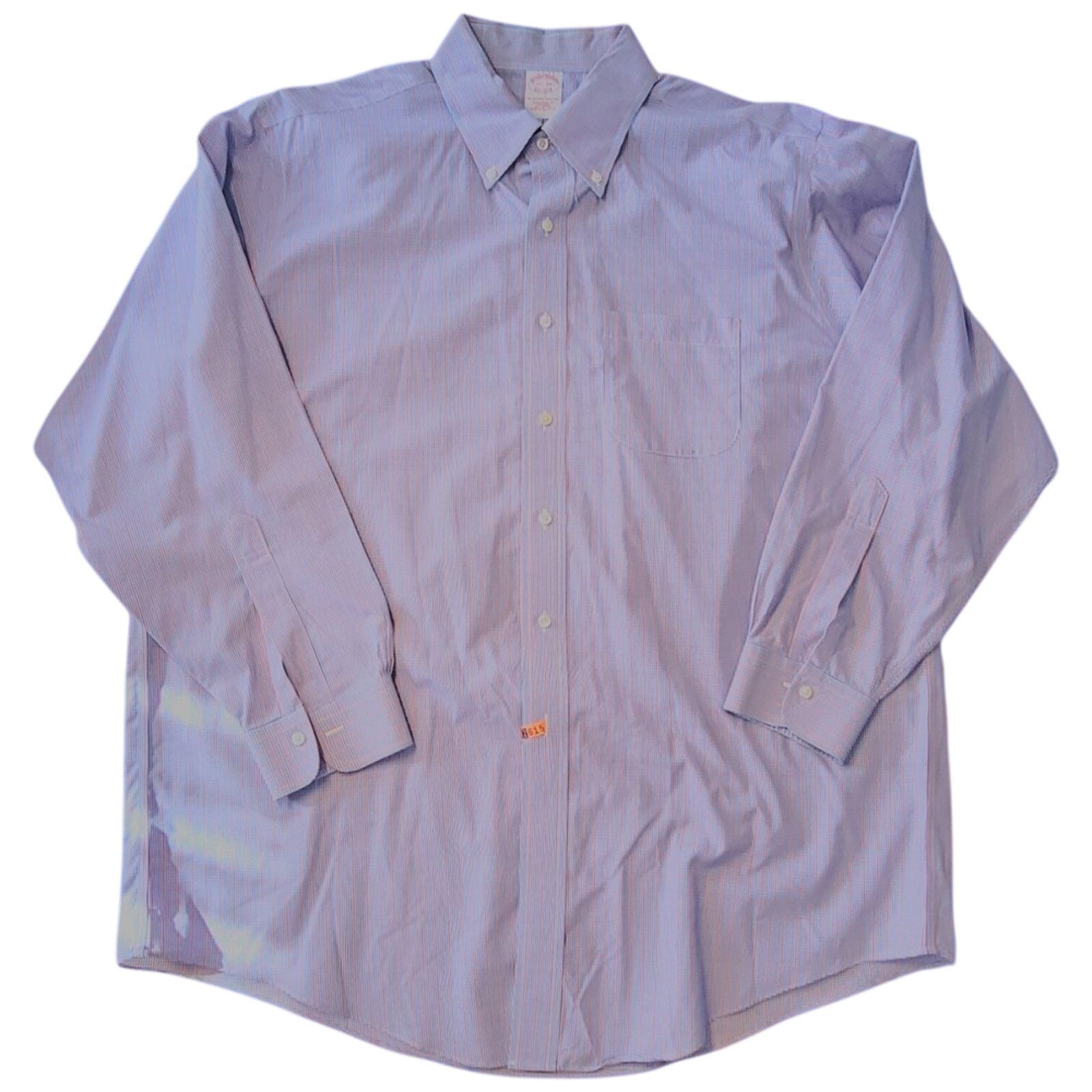 Brooks Brothers Vintage Brooks Brother's Mens Button Down Long Sleeve Shirt‎ Size US XL / EU 56 / 4 - 1 Thumbnail