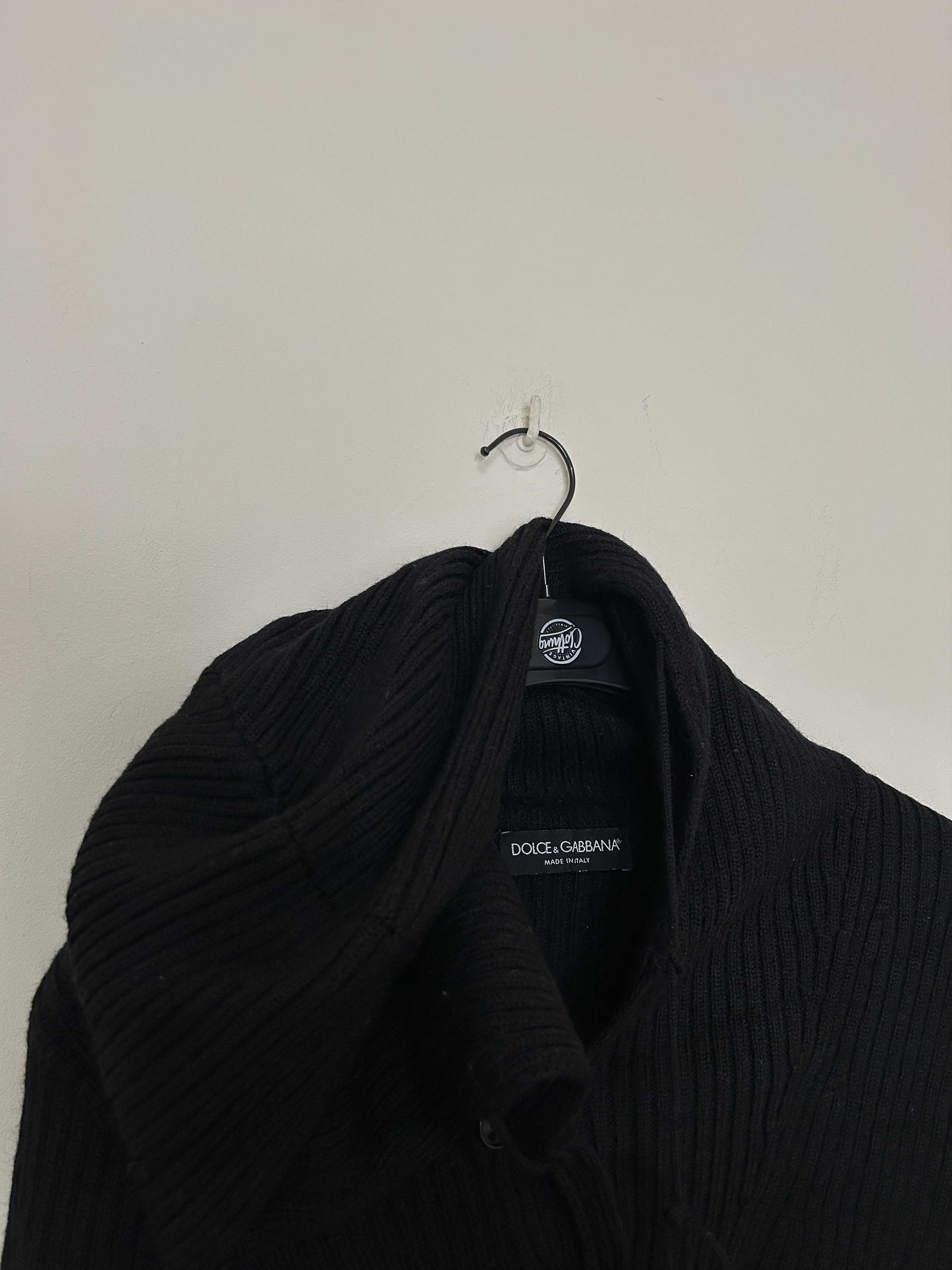 Dolce & Gabbana Dolce & Gabbana Vintage Cardigan with hood wool Size L / US 10 / IT 46 - 3 Thumbnail