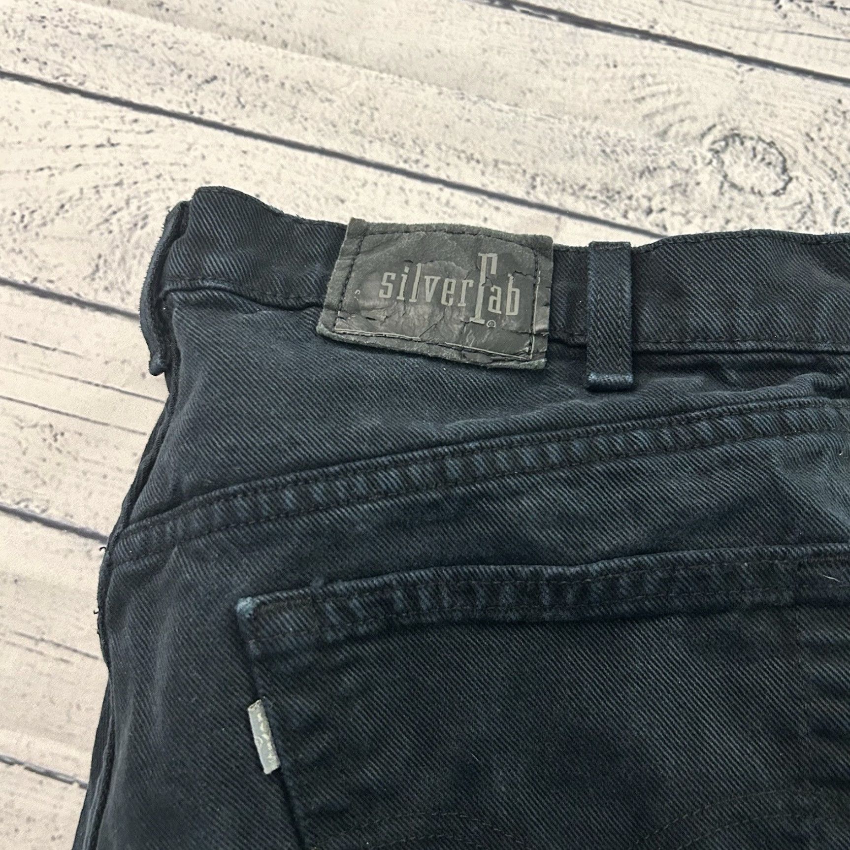Levi's VINTAGE Levi's Silver Tab Jeans Men 35x30 Dark Navy 5-Pocket Straight Denim Relaxed Slim Fit Shirts? Size US 35 - 2 Thumbnail
