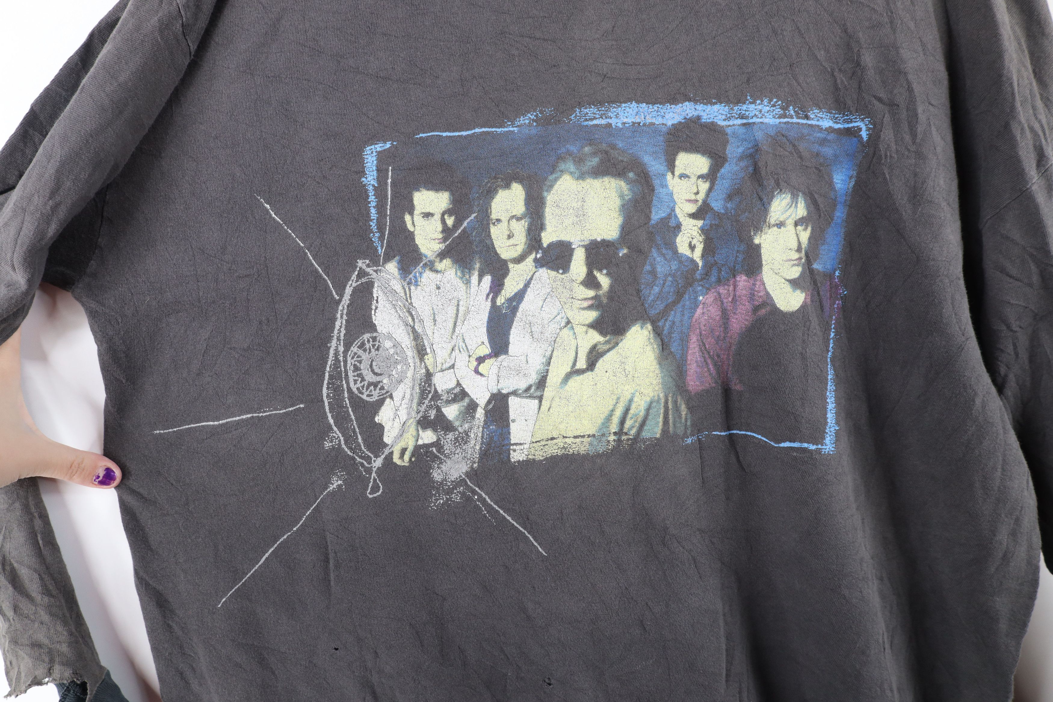 Vintage Vintage 90s Wish Tour The Cure Band Long Sleeve T-Shirt USA Size US XL / EU 56 / 4 - 4 Thumbnail