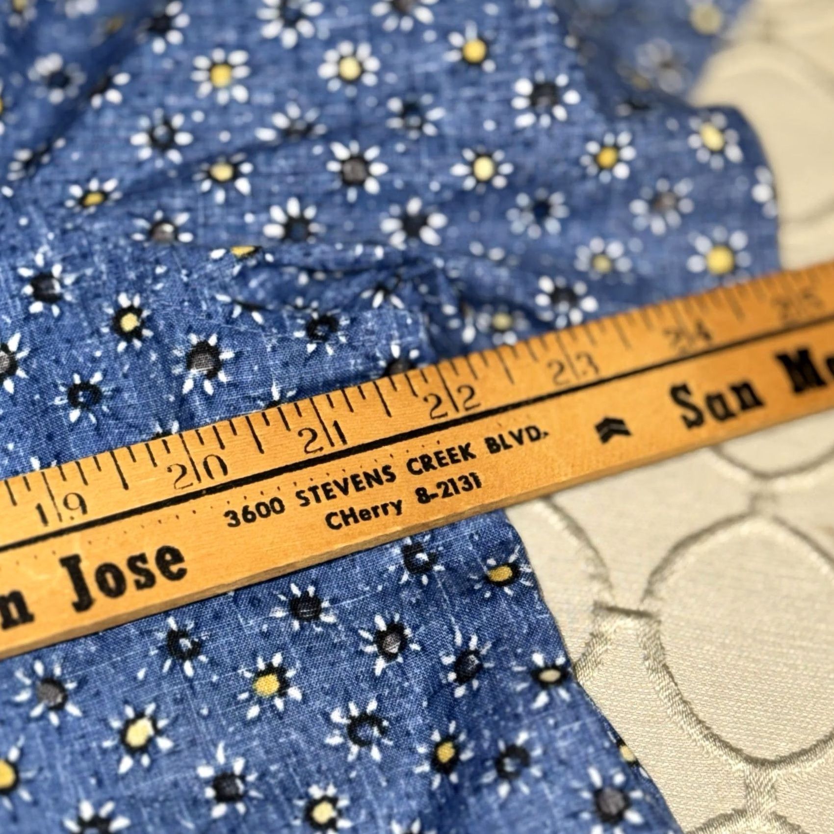 Reyn Spooner Reyn Spooner Shirt Mens Large Blue Daisy Floral Short Sleeve Button Front Aloha Size US L / EU 52-54 / 3 - 6 Thumbnail