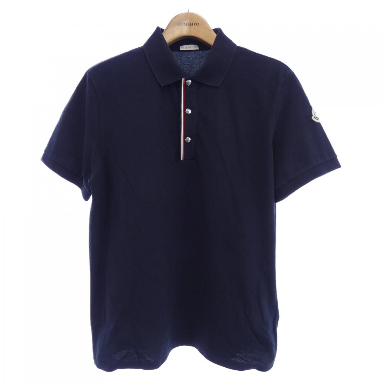 Moncler Moncler Polo Shirt Cotton Tops 10918A00022 DUTY FREE for USA