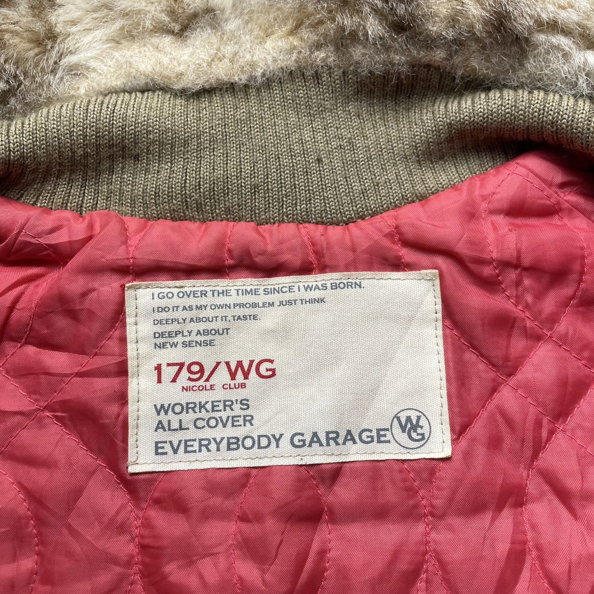 If Six Was Nine × Le Grande Bleu (L.G.B.) × Nicole Club 🇯🇵 NICOLE CLUB FOR MEN SHERPA BOMBER JACKET Size US M / EU 48-50 / 2 - 12 Thumbnail