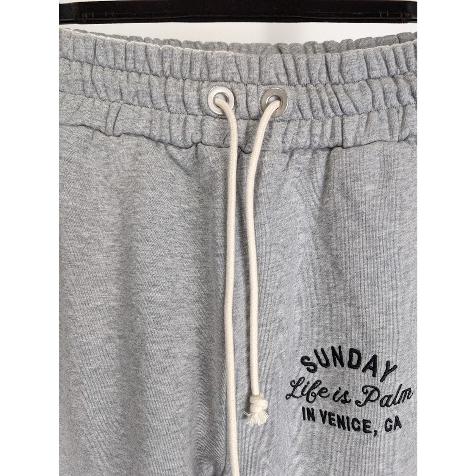 Palm Angels o1rshd1 Q:2 / Sunday Sweatpants & Joggers in Melange Grey Size US 32 / EU 48 - 7 Thumbnail