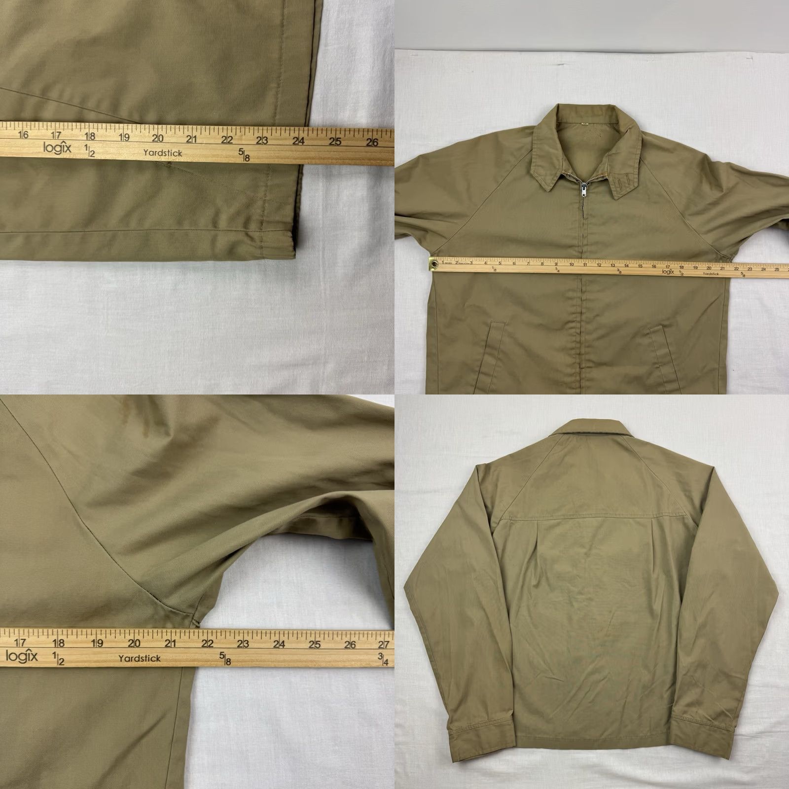 Vintage Vintage 60s Jacket Adult Medium Full Zip Hipster True Collared USA - Mens Size US M / EU 48-50 / 2 - 9 Thumbnail