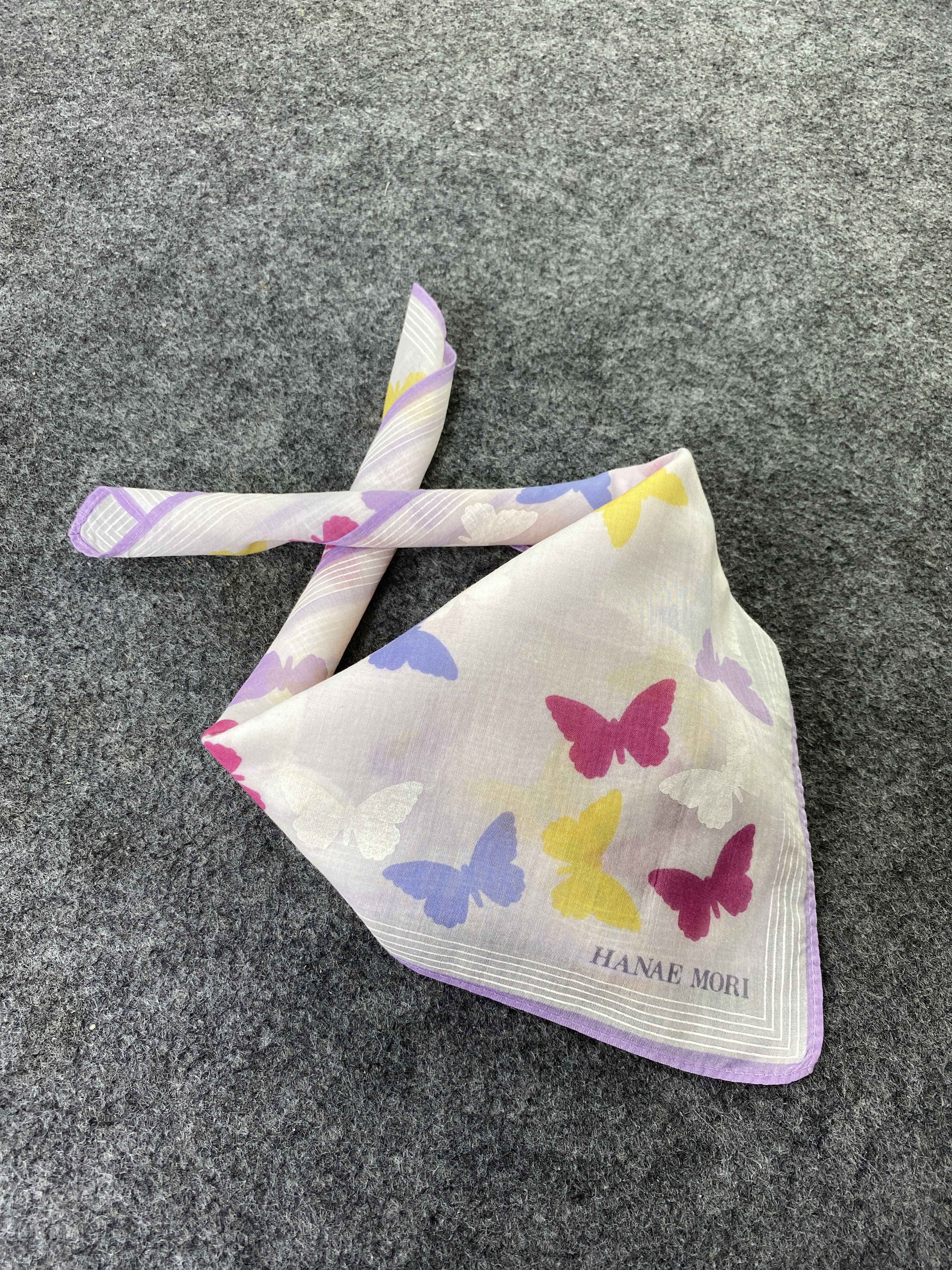 Hanae Mori Hanae Mori Handkerchief / Bandana / Neckerchief-B357 Size ONE SIZE - 1 Thumbnail