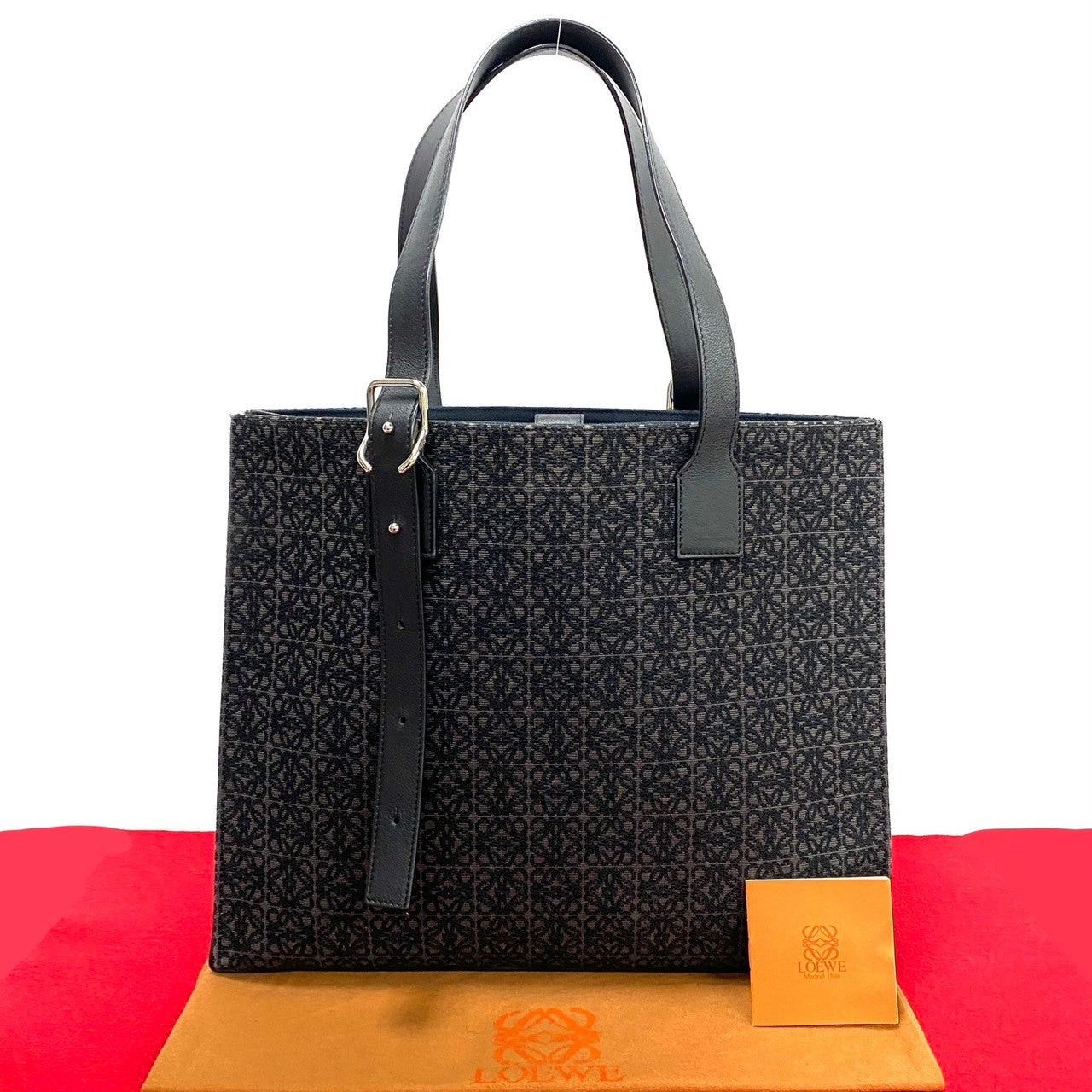 Loewe Loewe Tote Bag Black Leather Size ONE SIZE - 1 Thumbnail