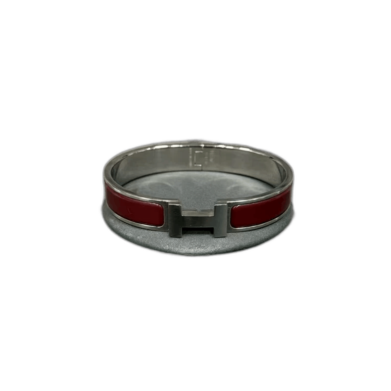 Hermes Hermes Red Enamel Bracelet-2506 Size ONE SIZE - 1 Thumbnail
