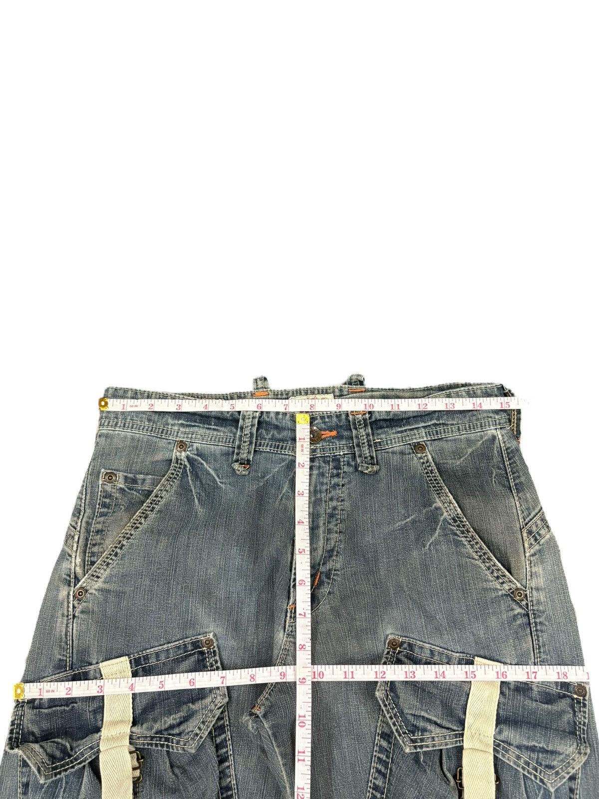 Edwin Exclusive Vintage Edwin XV Flare Cargo Bush Pants Size US 31 - 7 Thumbnail