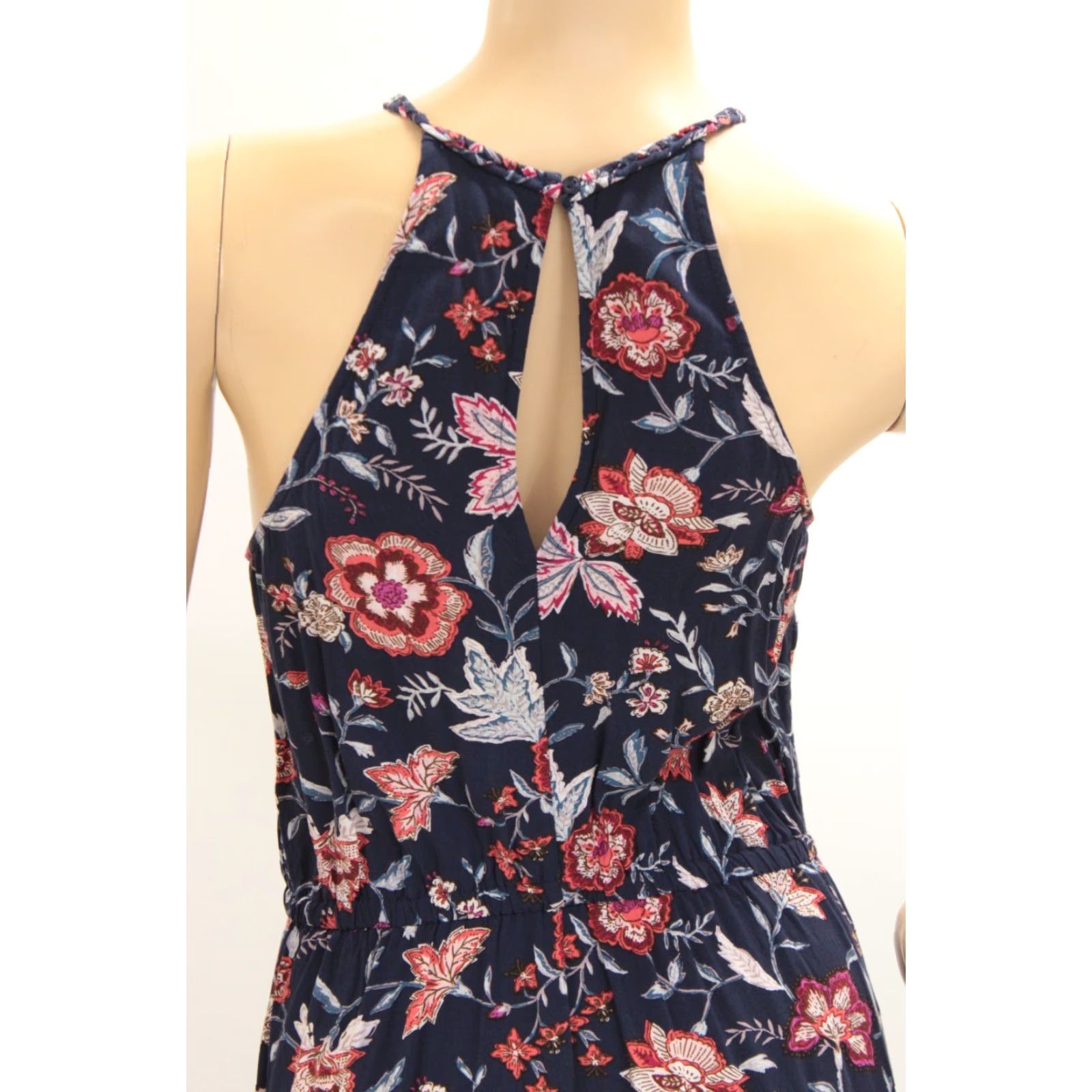 Old Navy Old Navy Waist Defined Dress Womens S Blue Maxi Boho Cottagecore Summer Vacation Size S / US 4 / IT 40 - 4 Thumbnail