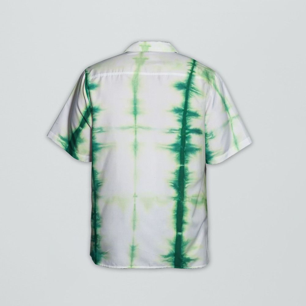 Designer Tie-Dye Print Short-Sleeve Shirt – Retro Meets Contemporary Size M / US 6-8 / IT 42-44 - 3 Thumbnail