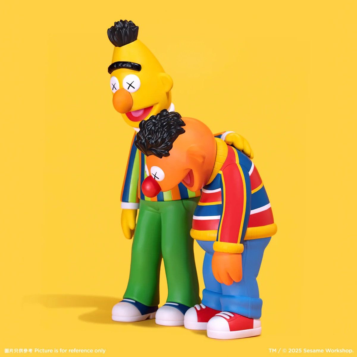 Kaws KAWS x Sesame Street Full Set Elmo Bert Ernie Oscar Big Bird Size ONE SIZE - 17 Thumbnail