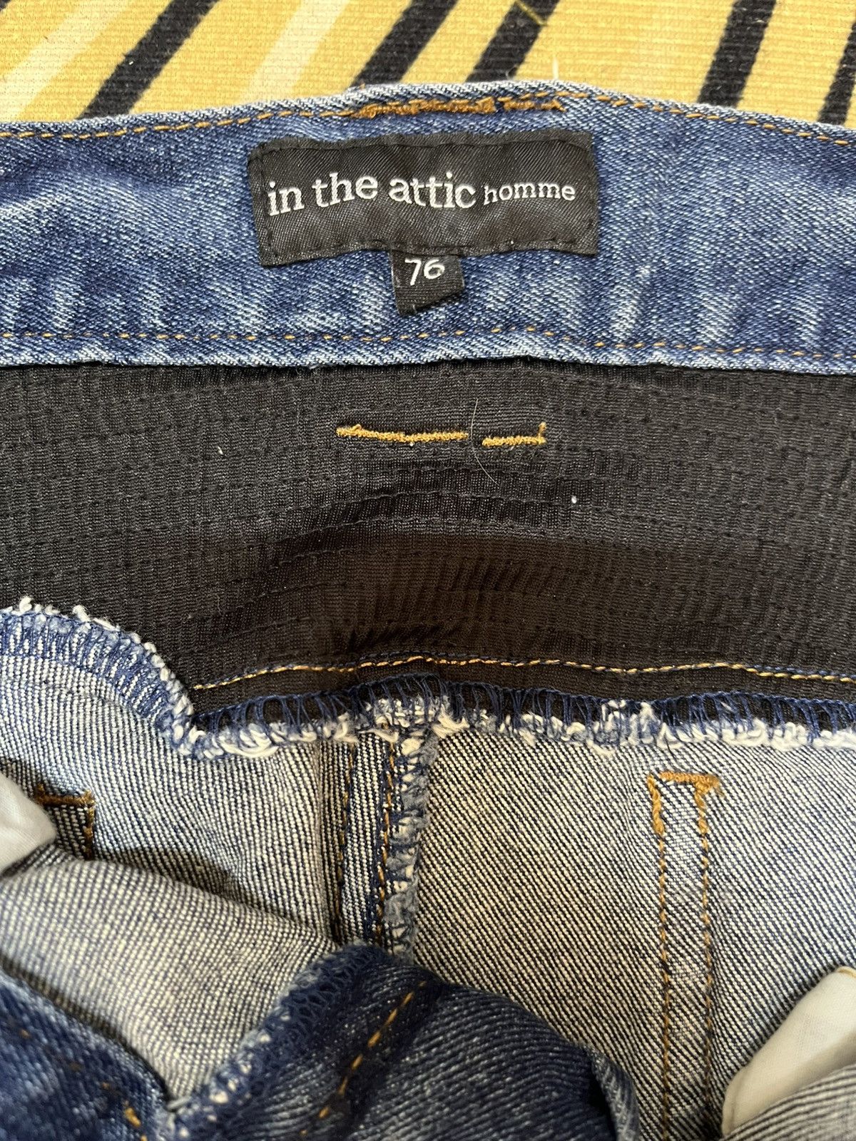 In The Attic × Seditionaries Vintage In The Attic Homme Biker Grunge Punk Ripped Denim Size US 30 / EU 46 - 10 Thumbnail