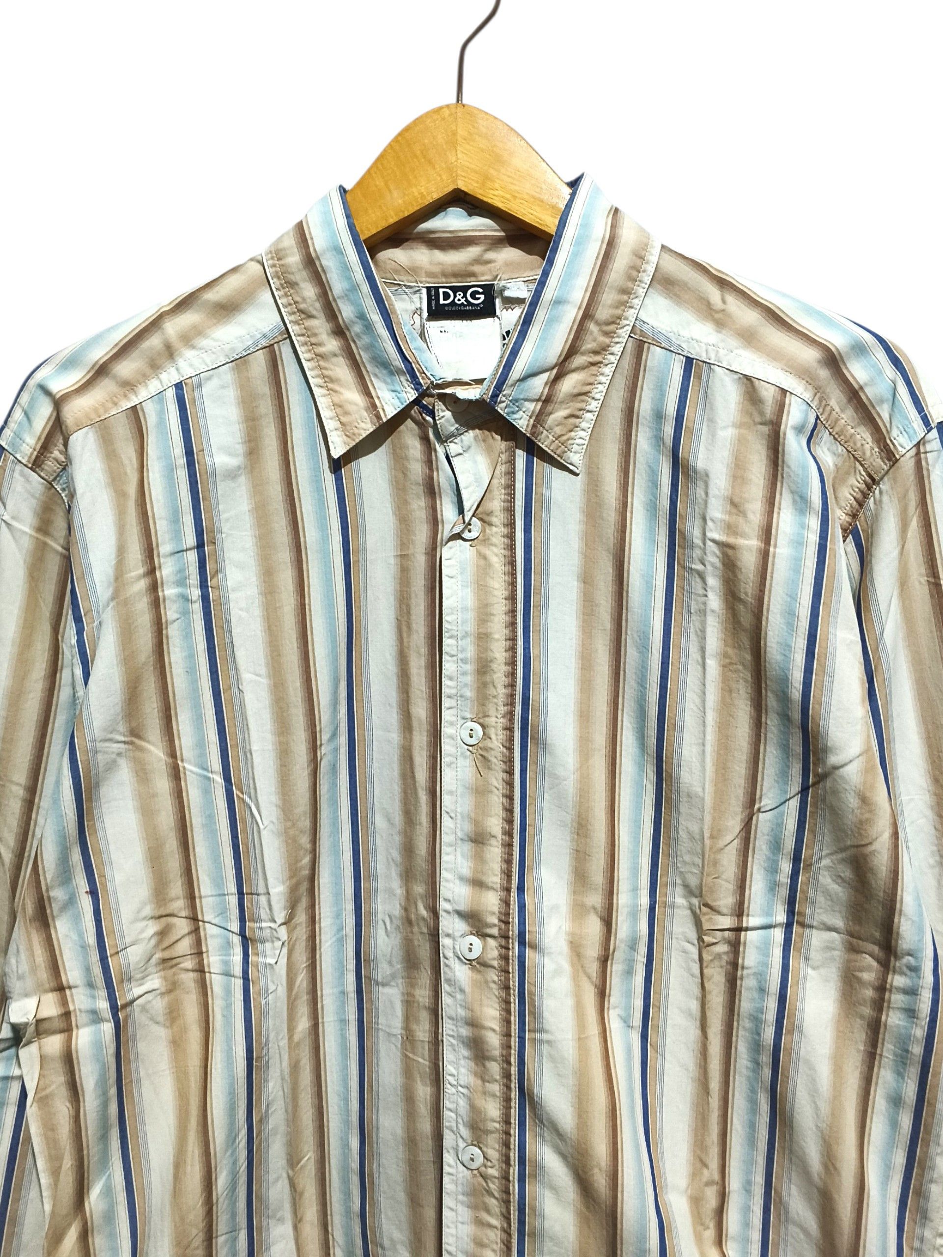 Dolce & Gabbana Vtg D&G x DC Comics Batman Patchwork Striped Button Up Shirt Size US S / EU 44-46 / 1 - 3 Thumbnail