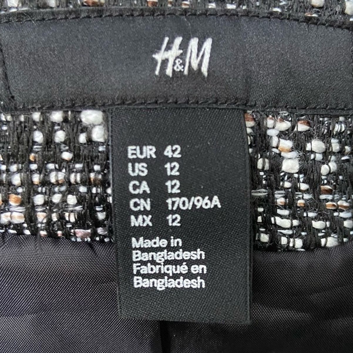 H&M H & M Womens Size 12 Double Breasted Polyester Pea Coat Size XL / US 12-14 / IT 48-50 - 4 Thumbnail