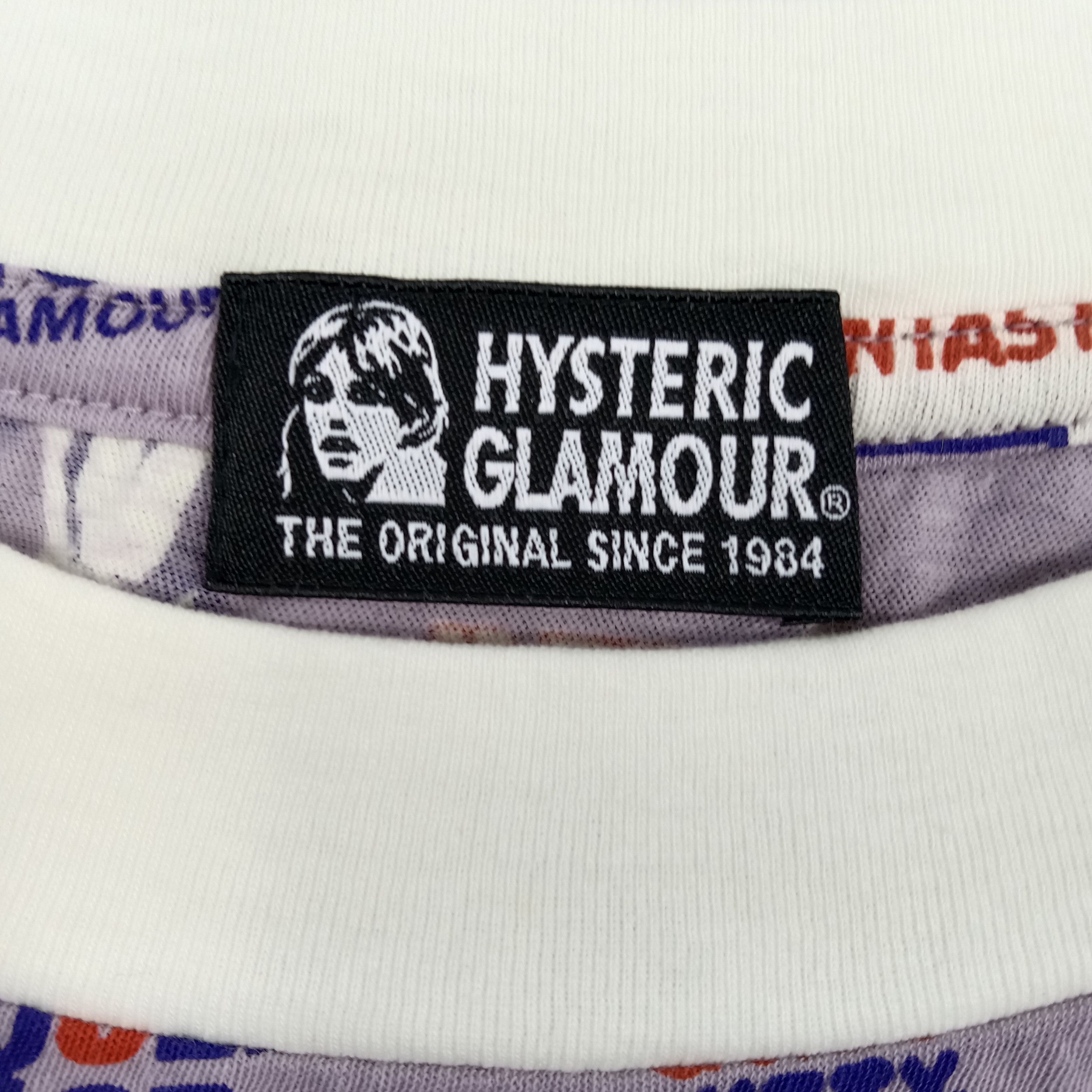 Hysteric Glamour × Japanese Brand × Vintage Hysteric Glamour Japanese Brand Full Printed Tshirt Size XS / US 0-2 / IT 36-38 - 3 Thumbnail