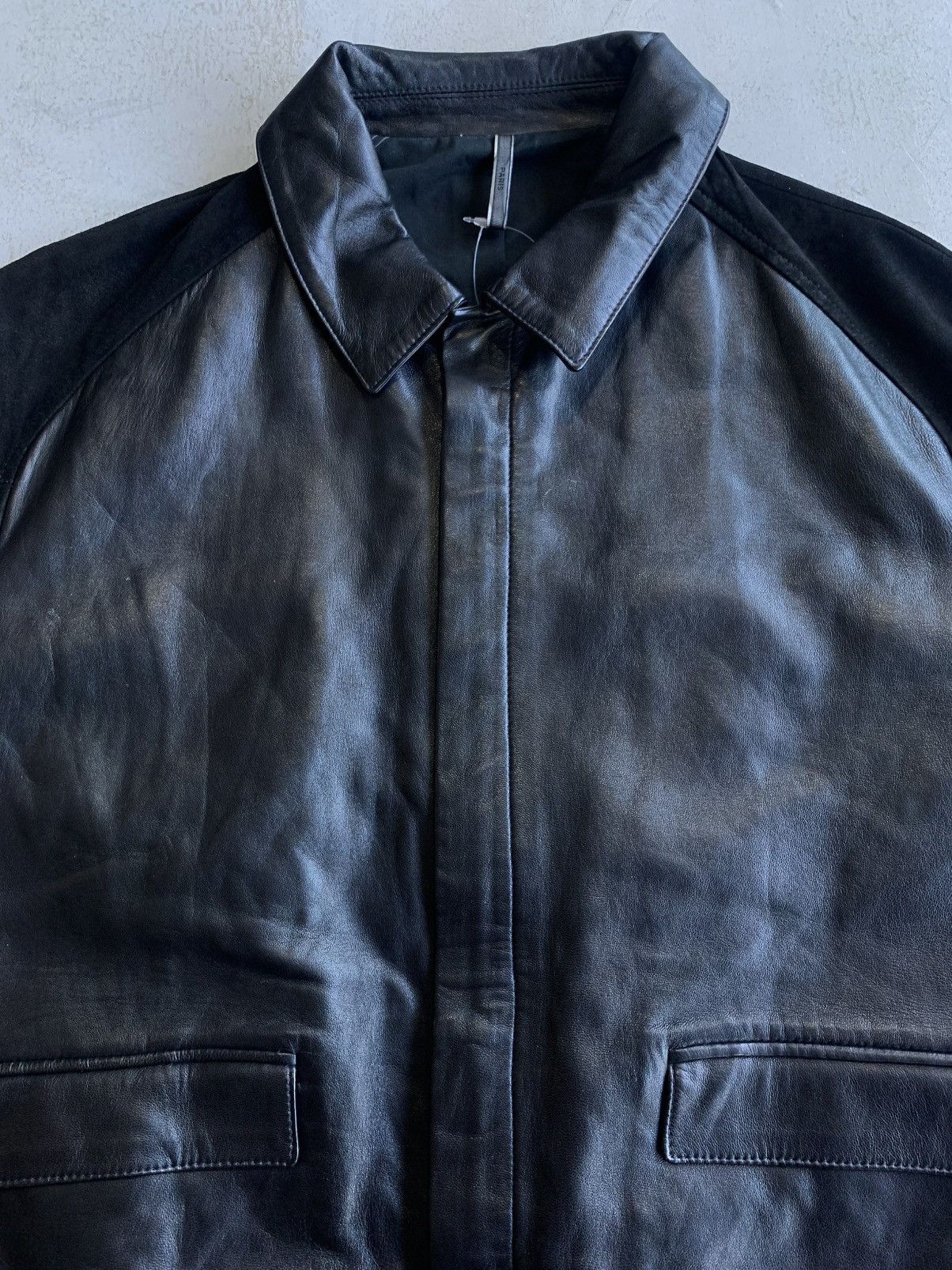 Dior Dior Homme - Leather Suede Zip Jacket Size US S / EU 44-46 / 1 - 3 Thumbnail