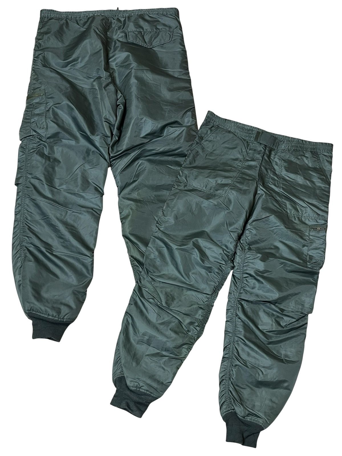Japanese Brand Nice🔥Vintage 90s UNIQLO cargo & parachute bomber pants Size US 36 / EU 52 - 1 Thumbnail