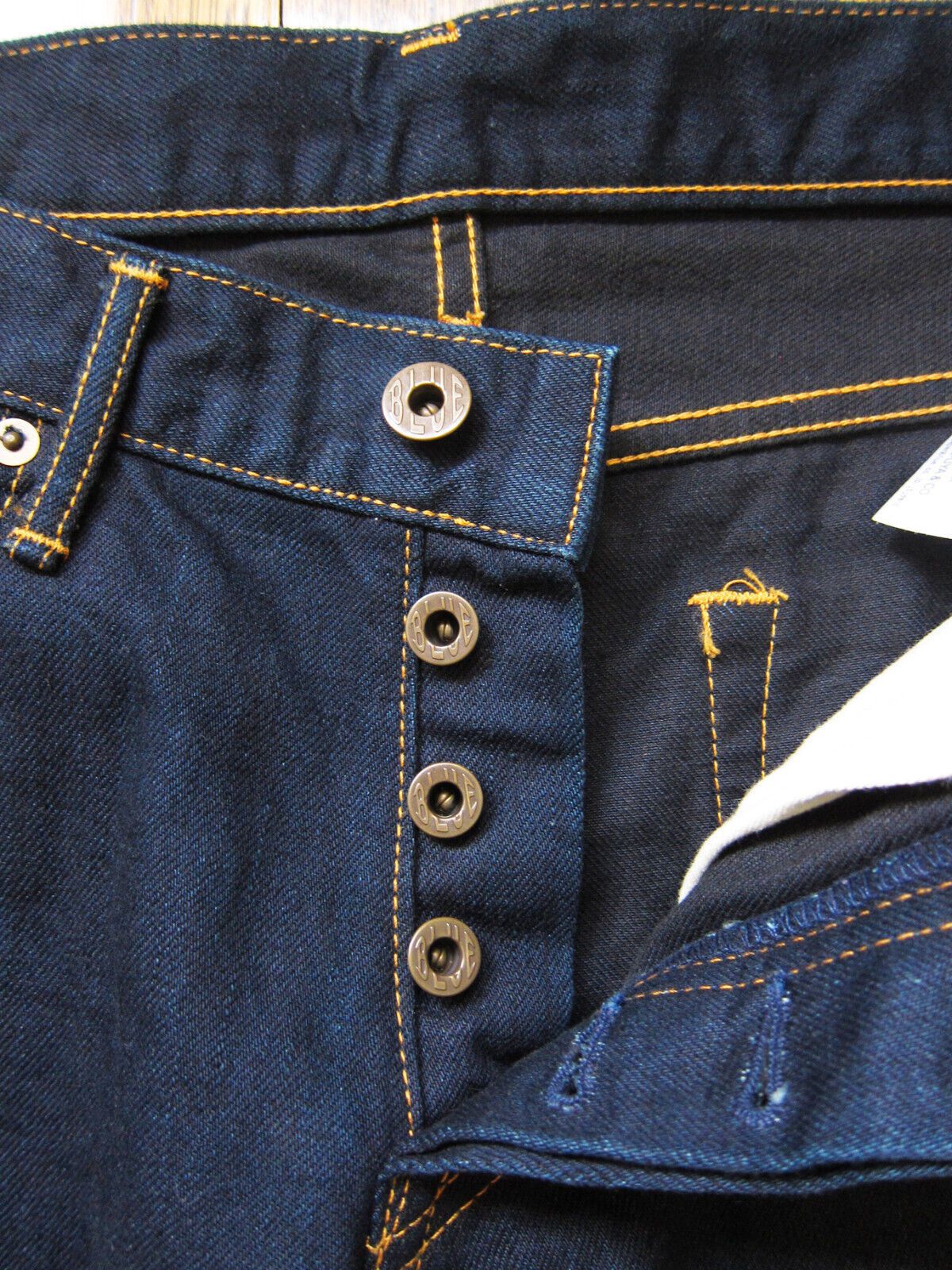 Japan Blue Jeans JAPAN BLUE JEANS – JB0202 13.5 Oz Blue Zimbabwe Jeans – W30 Size US 30 / EU 46 - 3 Thumbnail
