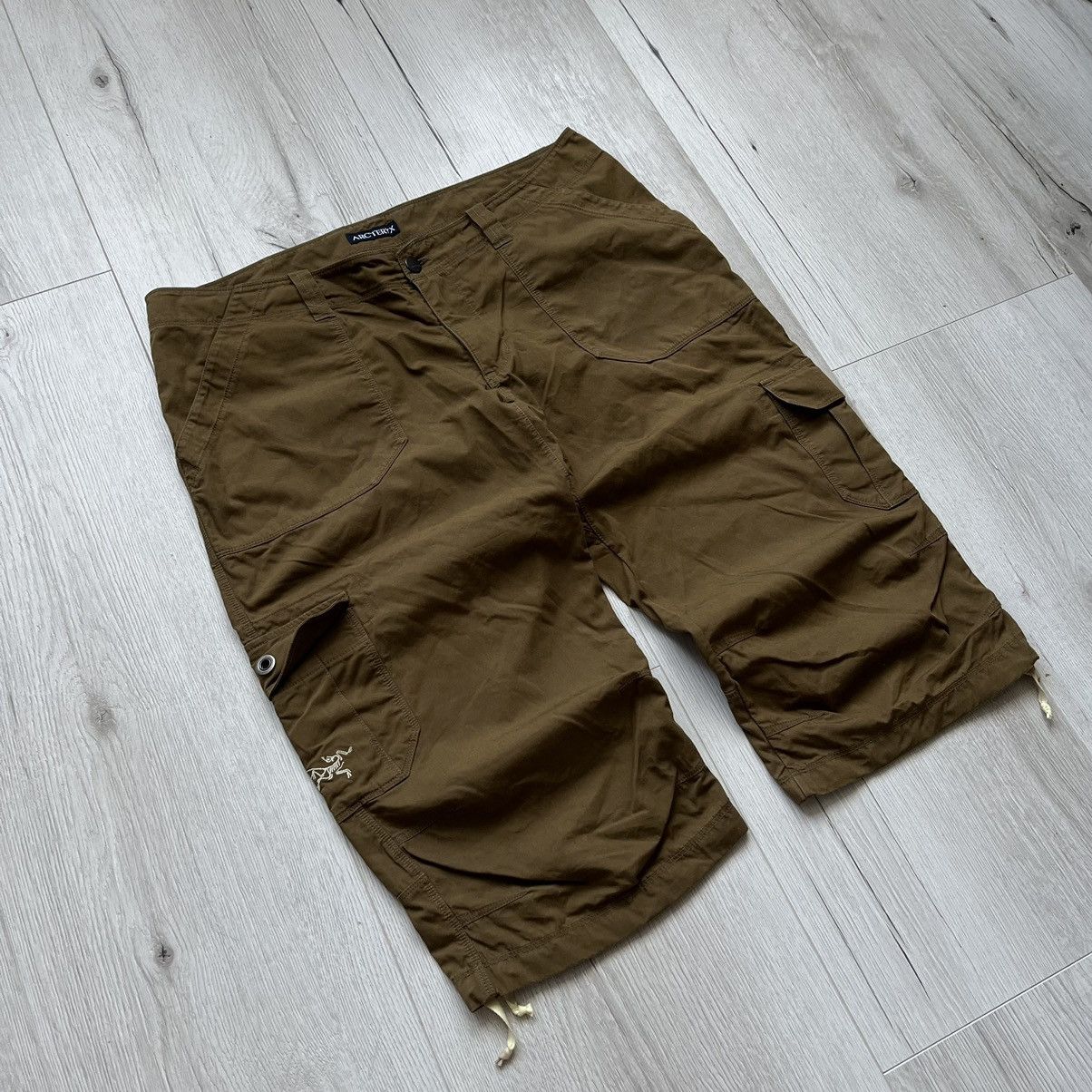 Arc'teryx Vintage Arcteryx Cargo Bondage Shorts Breeches Y2K Brown Size US 32 / EU 48 - 3 Thumbnail