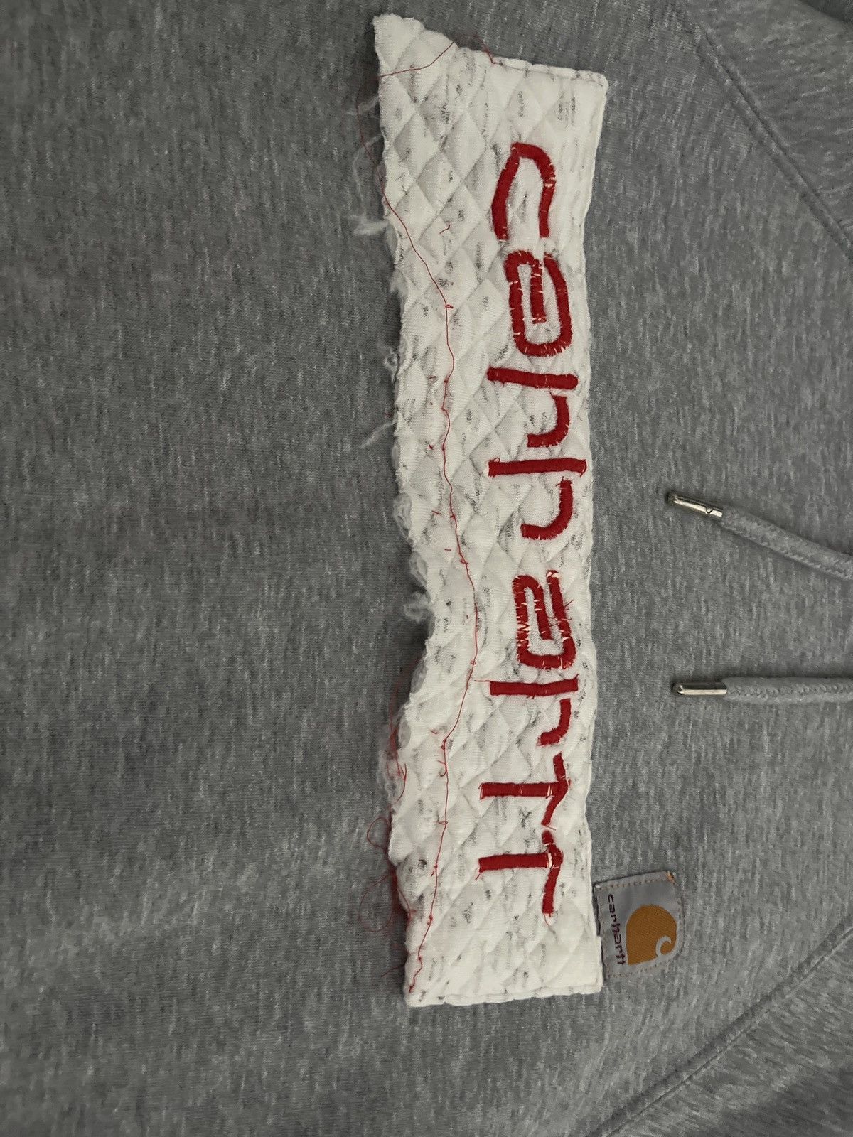 Carhartt Grey Chenille Carharrt Hoodie Size US S / EU 44-46 / 1 - 2 Thumbnail