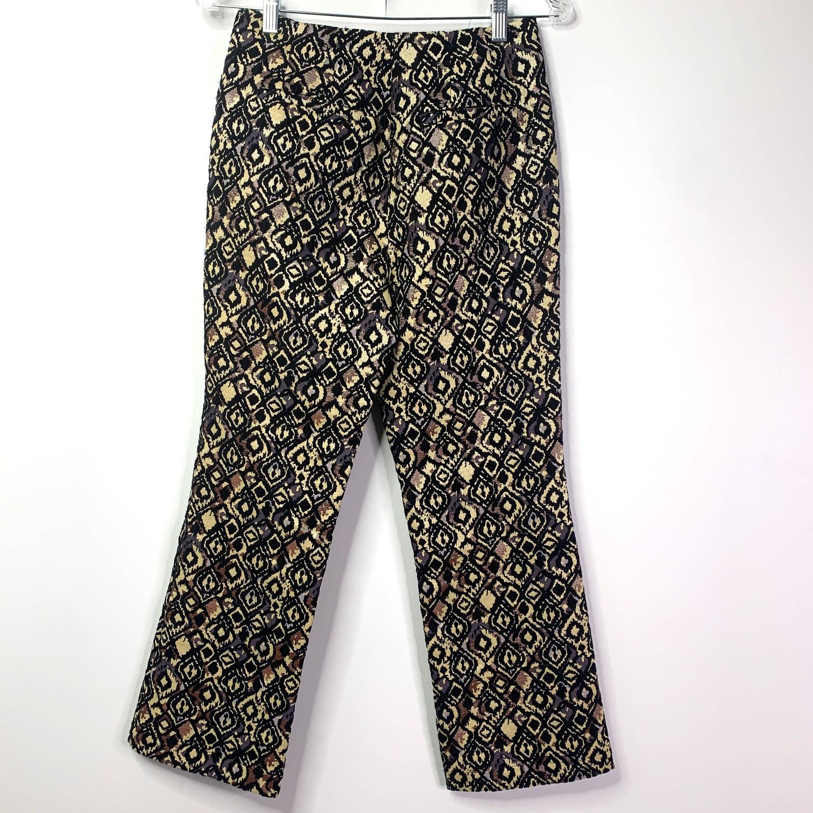 Free People Free People Bohemian Party Brocade Sparkle Geometric Pants 2 Size 26" / US 2 / IT 38 - 2 Thumbnail