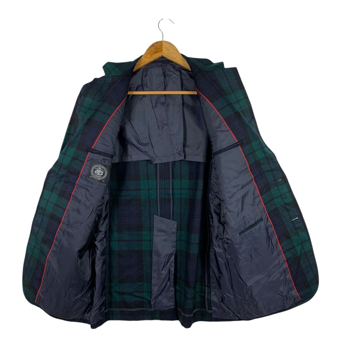 J. Press × Vintage Vintage 90s J. PRESS New York Check Blazer Coat Jacket Size US M / EU 48-50 / 2 - 3 Thumbnail