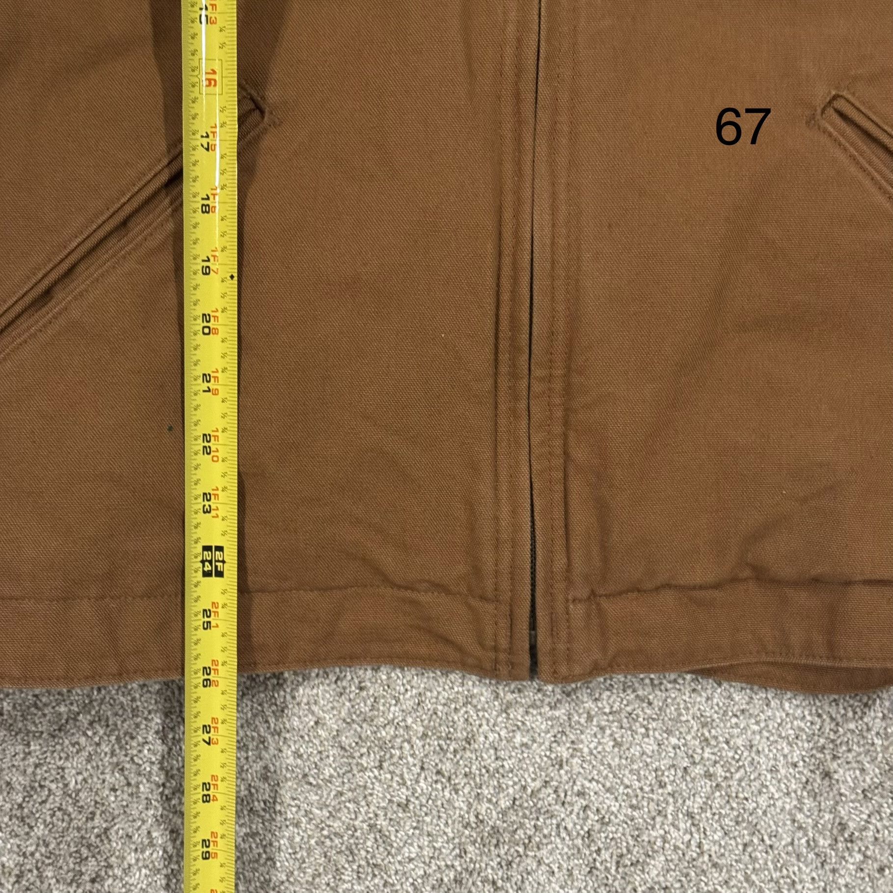 Carhartt Carhartt Men's Tan and Brown Jacket Size US L / EU 52-54 / 3 - 6 Thumbnail