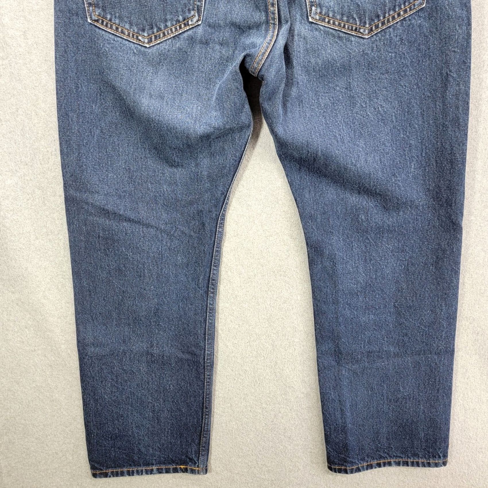 Levi's Levi's Jeans Mens 36 x 30 505 Blue Classic Straight Fit Denim Cotton Pants Size US 36 / EU 52 - 7 Thumbnail