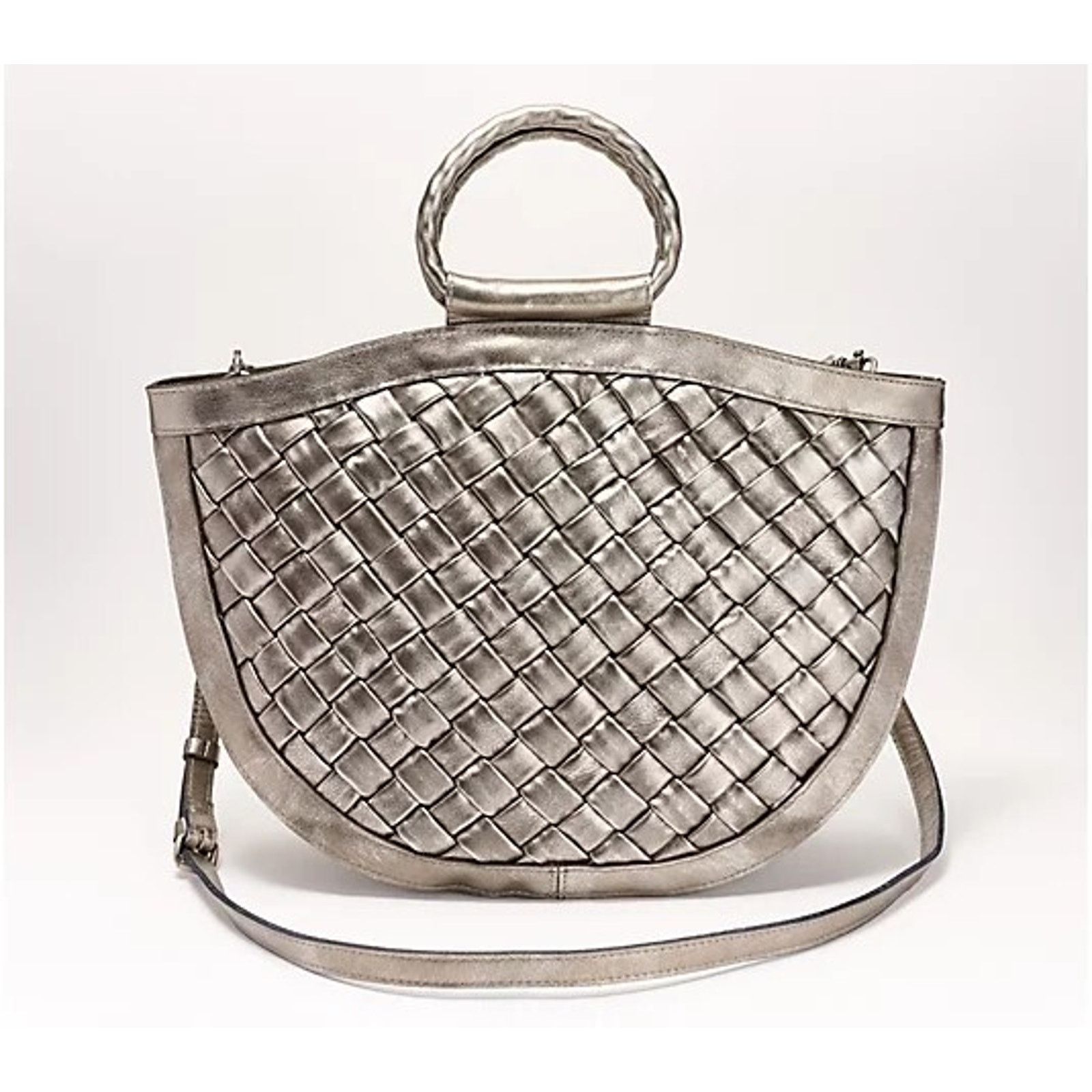 Patricia Nash Patricia Nash Leather Satchel Platinum gray bag B000585 Size ONE SIZE - 1 Thumbnail