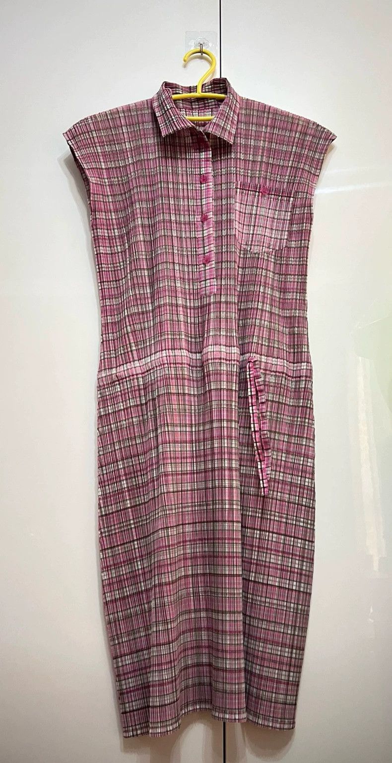Issey Miyake Issey Miyake size:3 Pink bamboo joint dress Size XS / US 0-2 / IT 36-38 - 1 Thumbnail