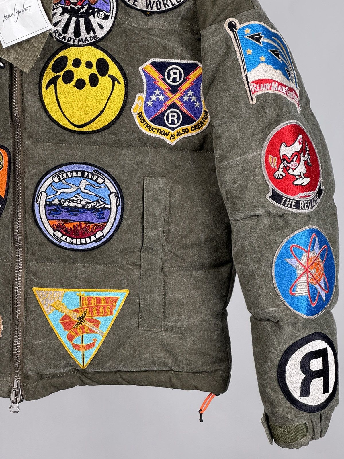 READYMADE Rare*Brand New Patches Work Down Jacket READYMADE Size US S / EU 44-46 / 1 - 5 Thumbnail