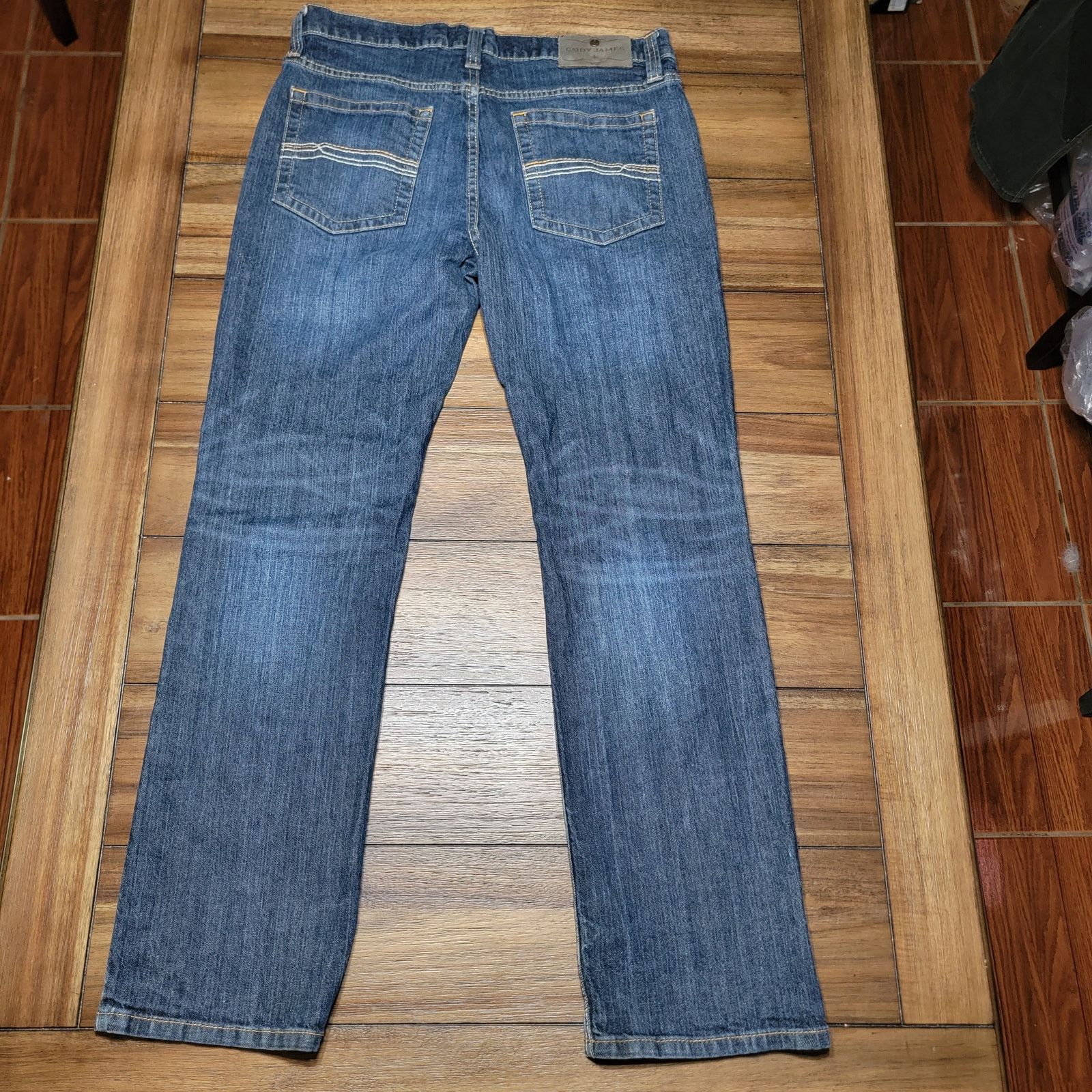Cody James Cody James Straight Denim Jeans - Size 34W x 32L Size US 34 / EU 50 - 3 Thumbnail