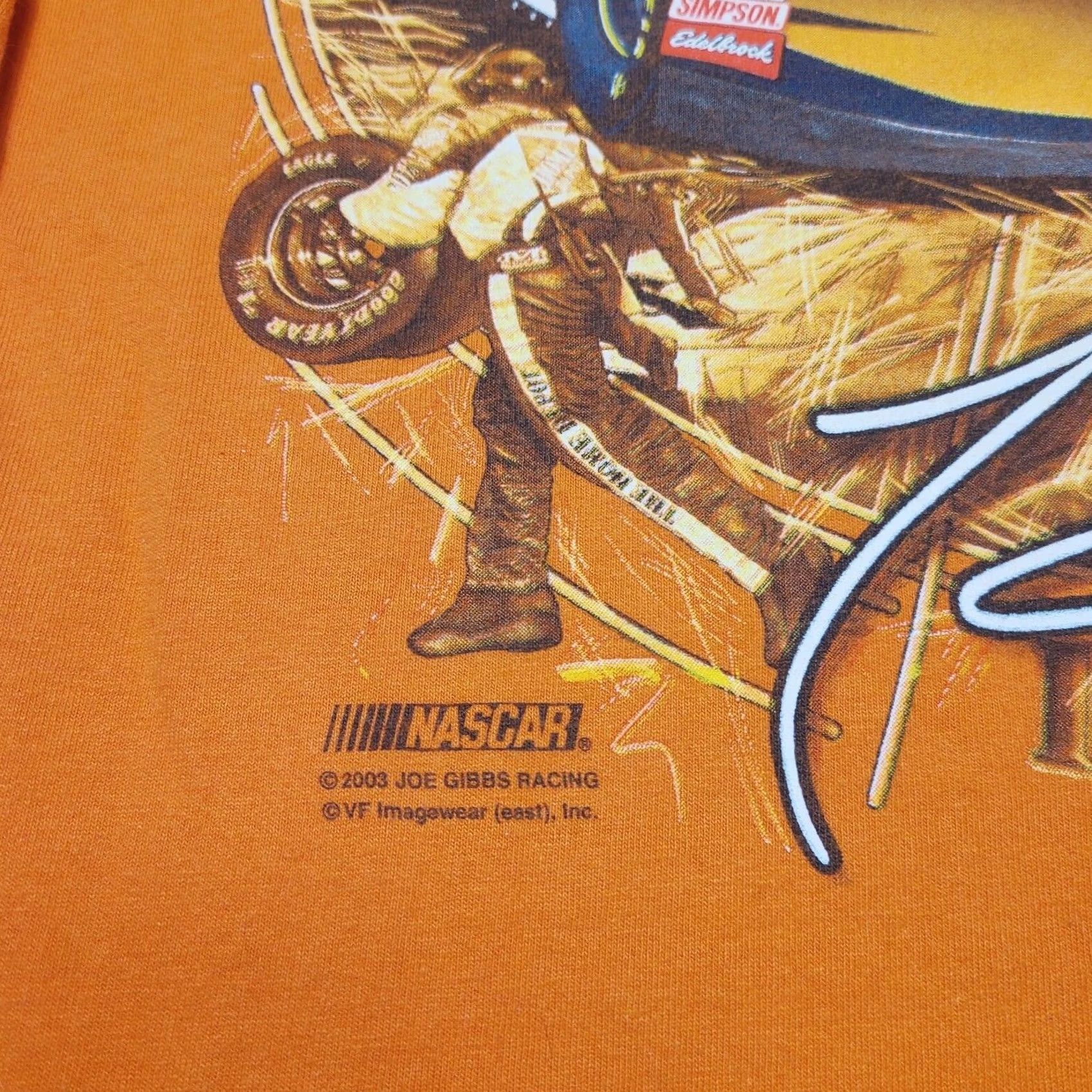 Chase Authentics VINTAGE Tony Stewart 2003 Mens Size Large T-Shirt NASCAR Home Depot Double Sided Size US L / EU 52-54 / 3 - 5 Thumbnail
