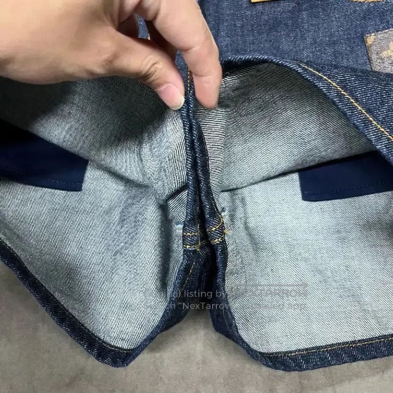 Louis Vuitton Louis Vuitton Blue Denim Women's Shorts . Size 28" / US 6 / IT 42 - 4 Thumbnail