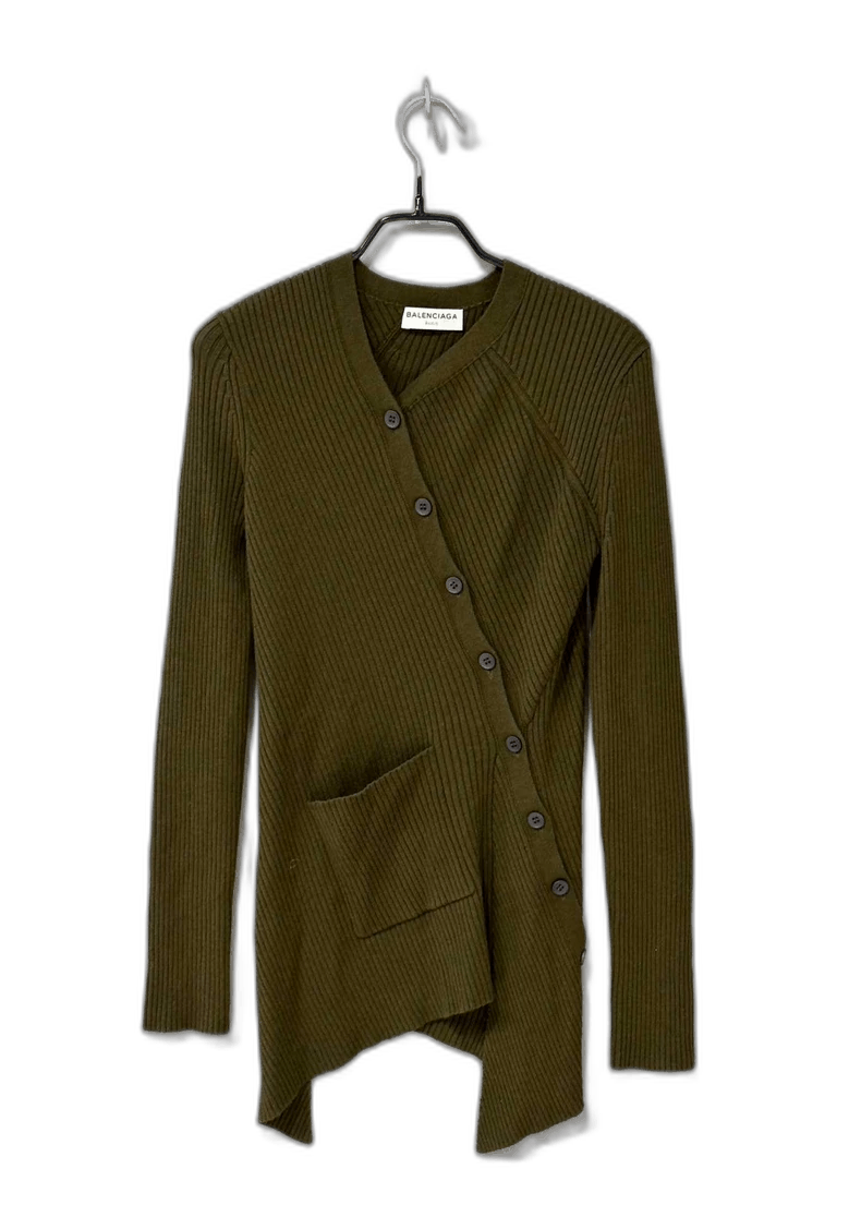 Balenciaga Irregular Knit Sweater by Balenciaga Size S / US 4 / IT 40 - 1 Thumbnail
