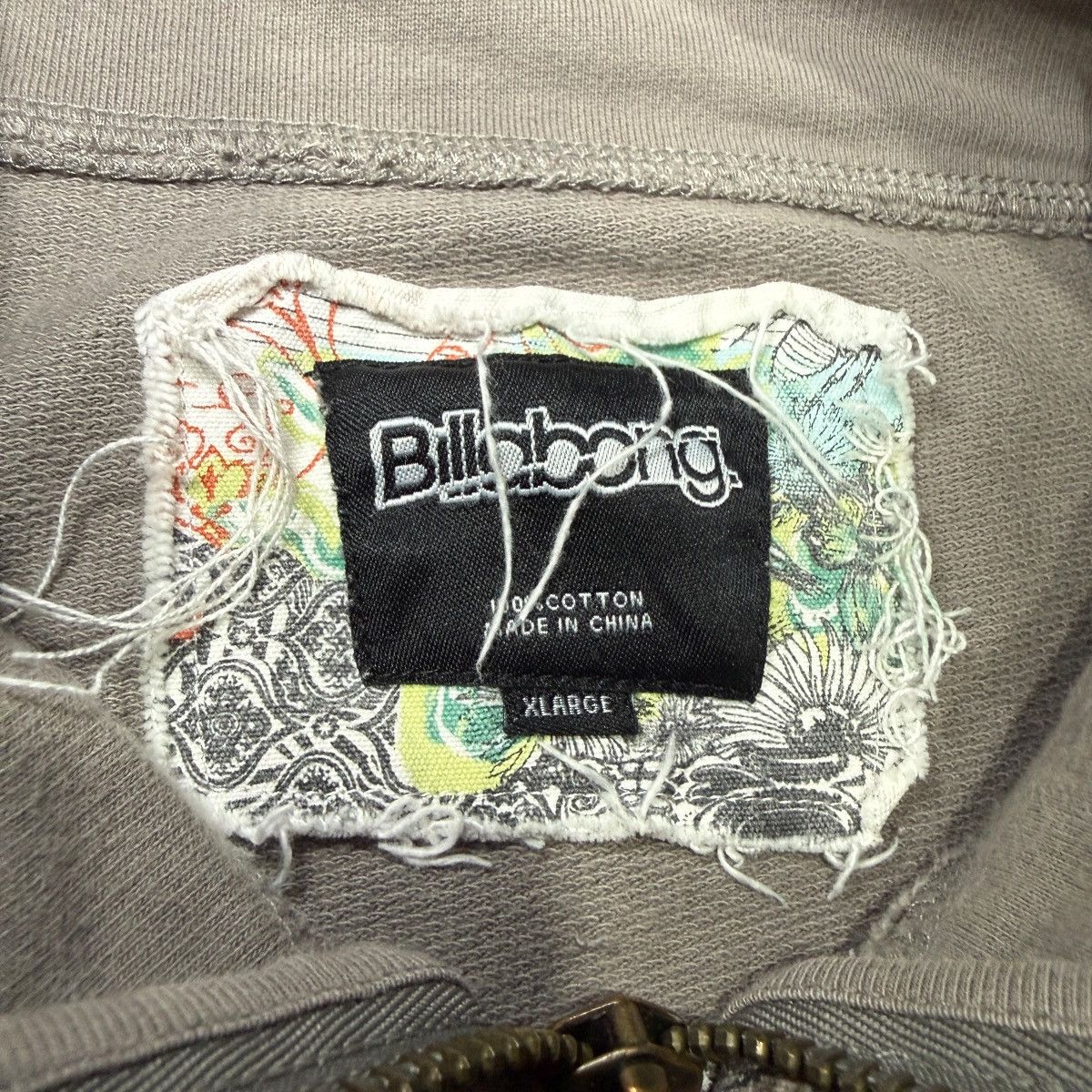 Billabong Vintage Billabong Zip-Up Sweatshirt 🦅 Size US XL / EU 56 / 4 - 4 Thumbnail