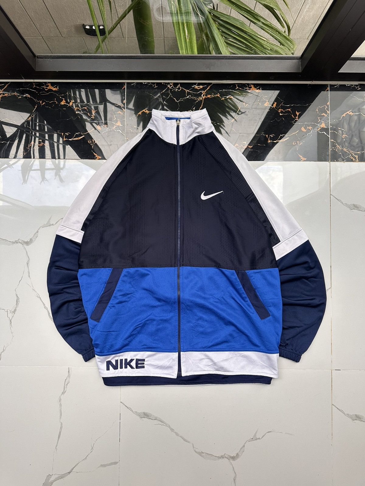 Nike × Vintage 🦍NIKE VINTAGE TRIPLE LOGO STREETWEAR LIGHT JACKET🦍 Size US XL / EU 56 / 4 - 2 Thumbnail