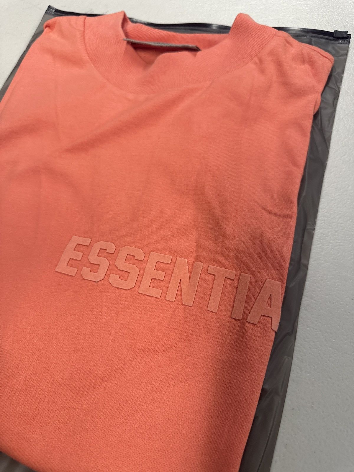 Essentials Fear of God Essentials Short sleeve tee Coral Size US XS / EU 42 / 0 - 1 Thumbnail
