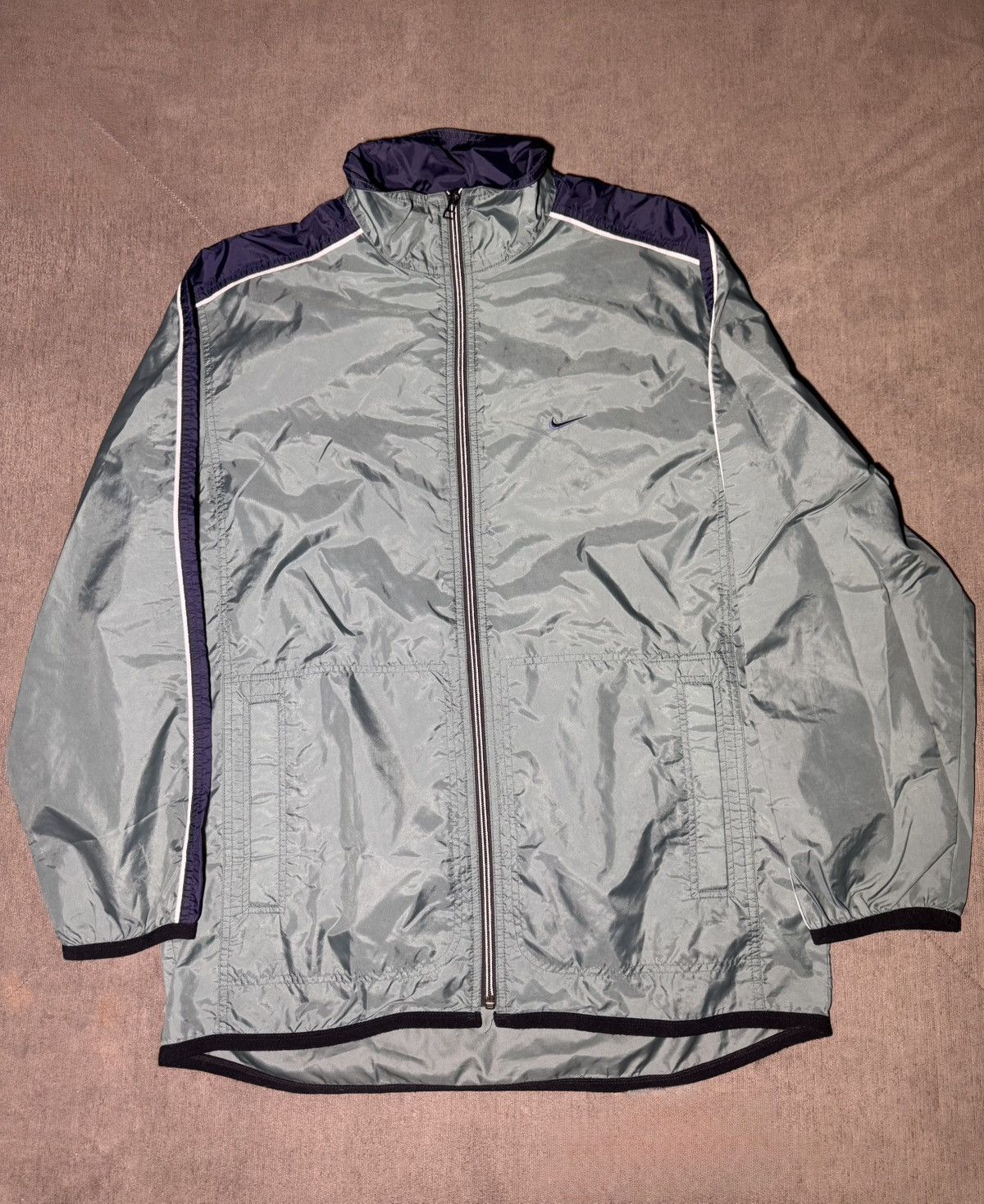 Nike vintage Nike full-zip windbreaker jacket Size US M / EU 48-50 / 2 - 1 Thumbnail