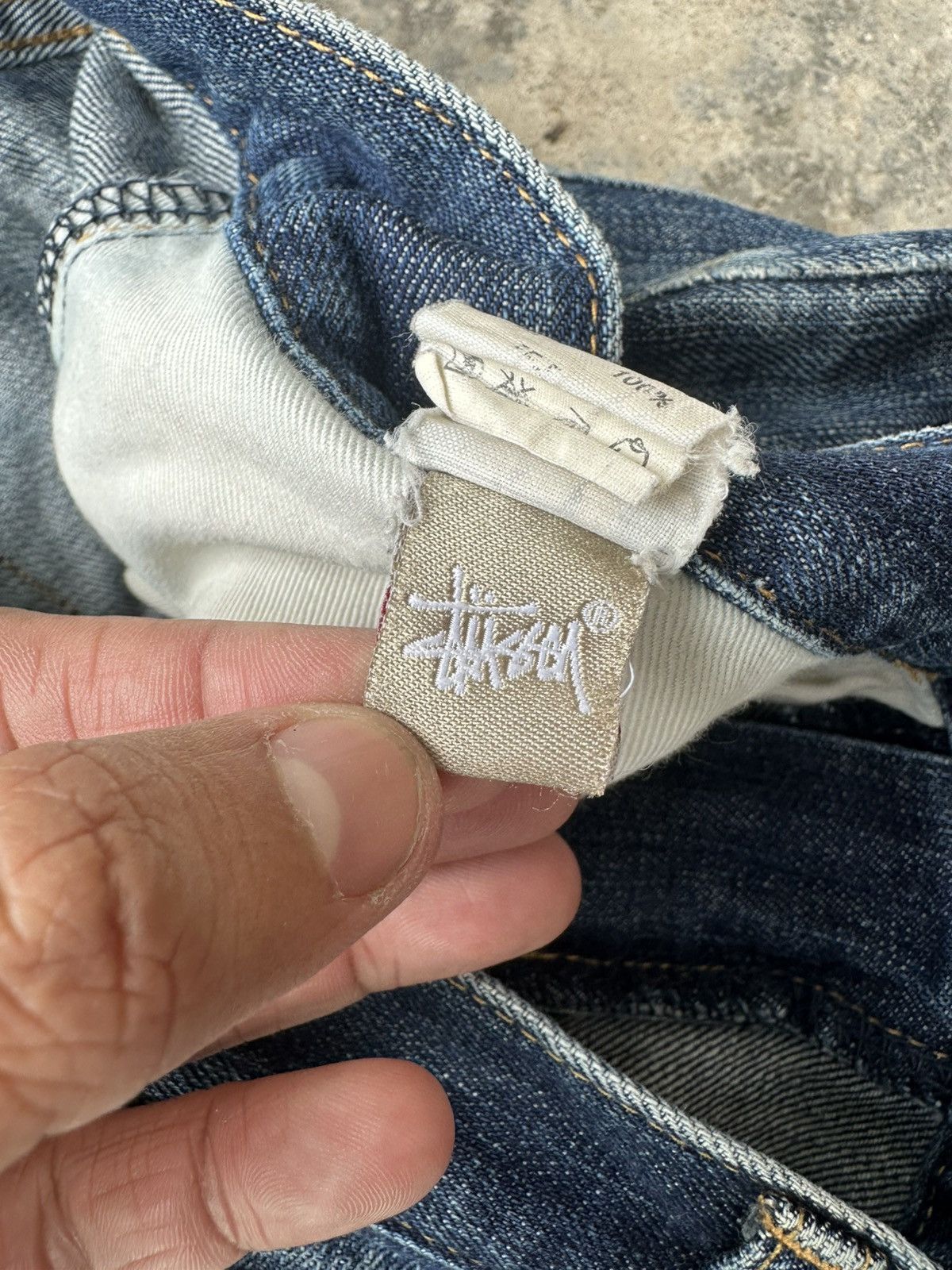 Stussy × Vintage Vintage Stussy Rough & Rugged Jeans Size US 30 / EU 46 - 16 Thumbnail