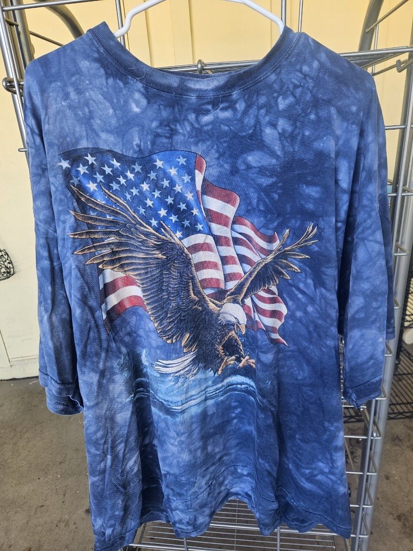 Gildan American Eagle Gildan Tye Dye Tee Size US XXL / EU 58 / 5 - 1 Thumbnail