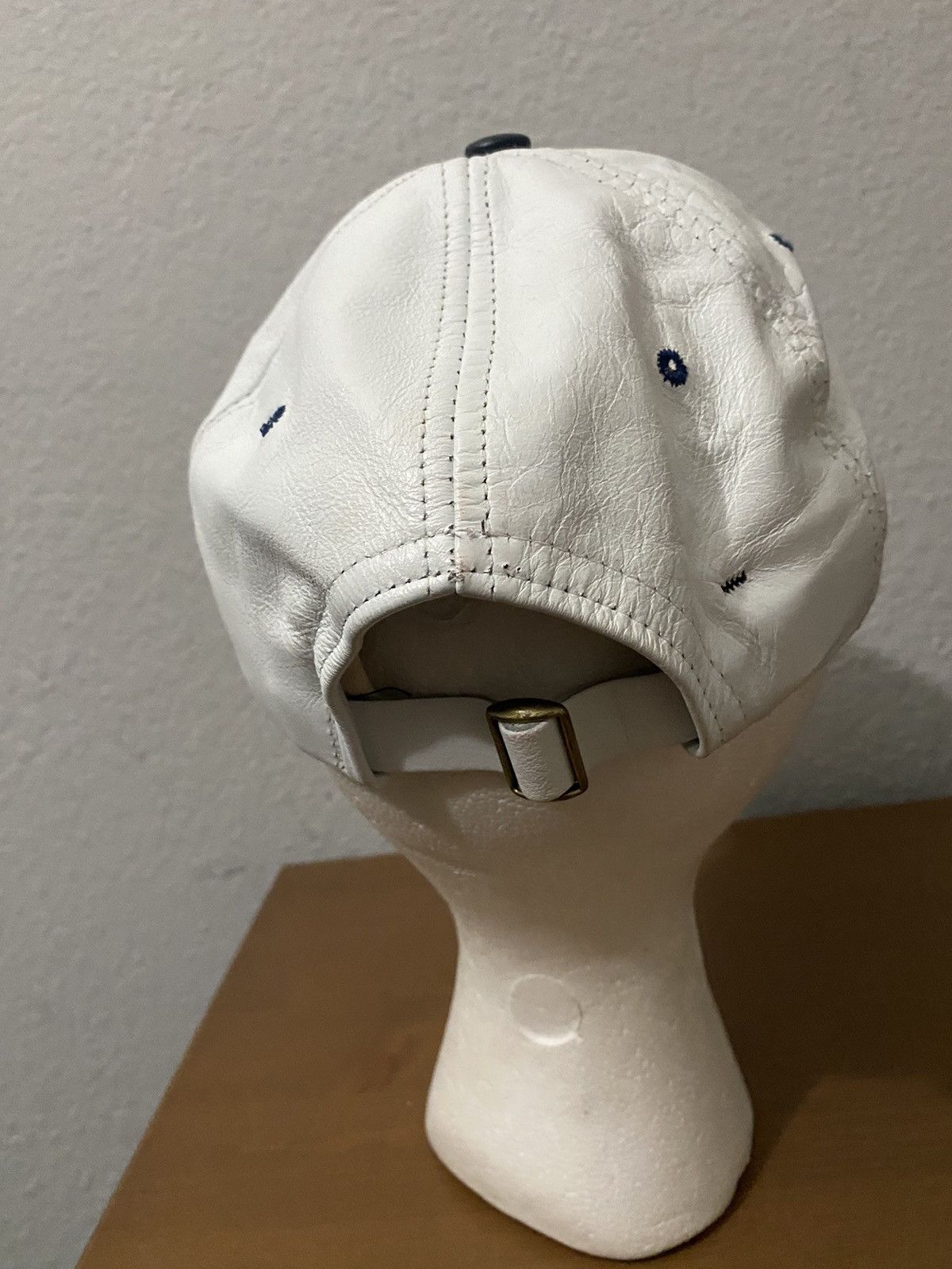 Vintage Vintage 90’s leather hat Michigan wolverines Size ONE SIZE - 3 Thumbnail