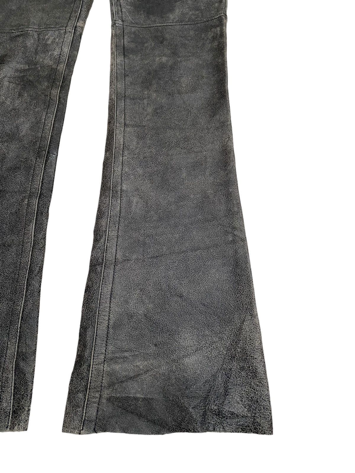 Hysteric Glamour Very Rare Vintage Hysteric Glamour Leather Flare Pants 1990s Size US 29 - 6 Thumbnail