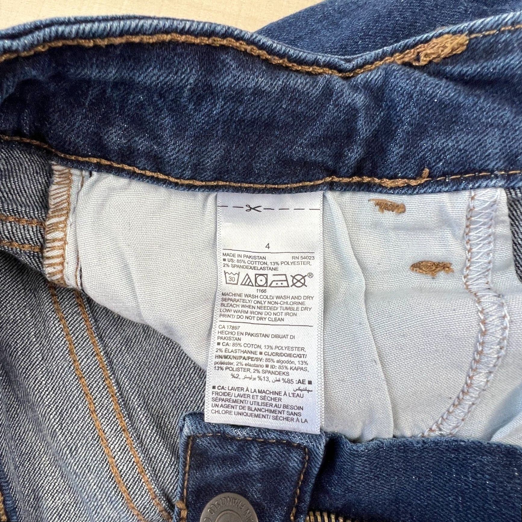 Old Navy Old Navy Womens Rockstar Super Skinny Mid Rise Jeans Medium Wash Blue Size 4 Size 27" / US 4 / IT 40 - 5 Thumbnail