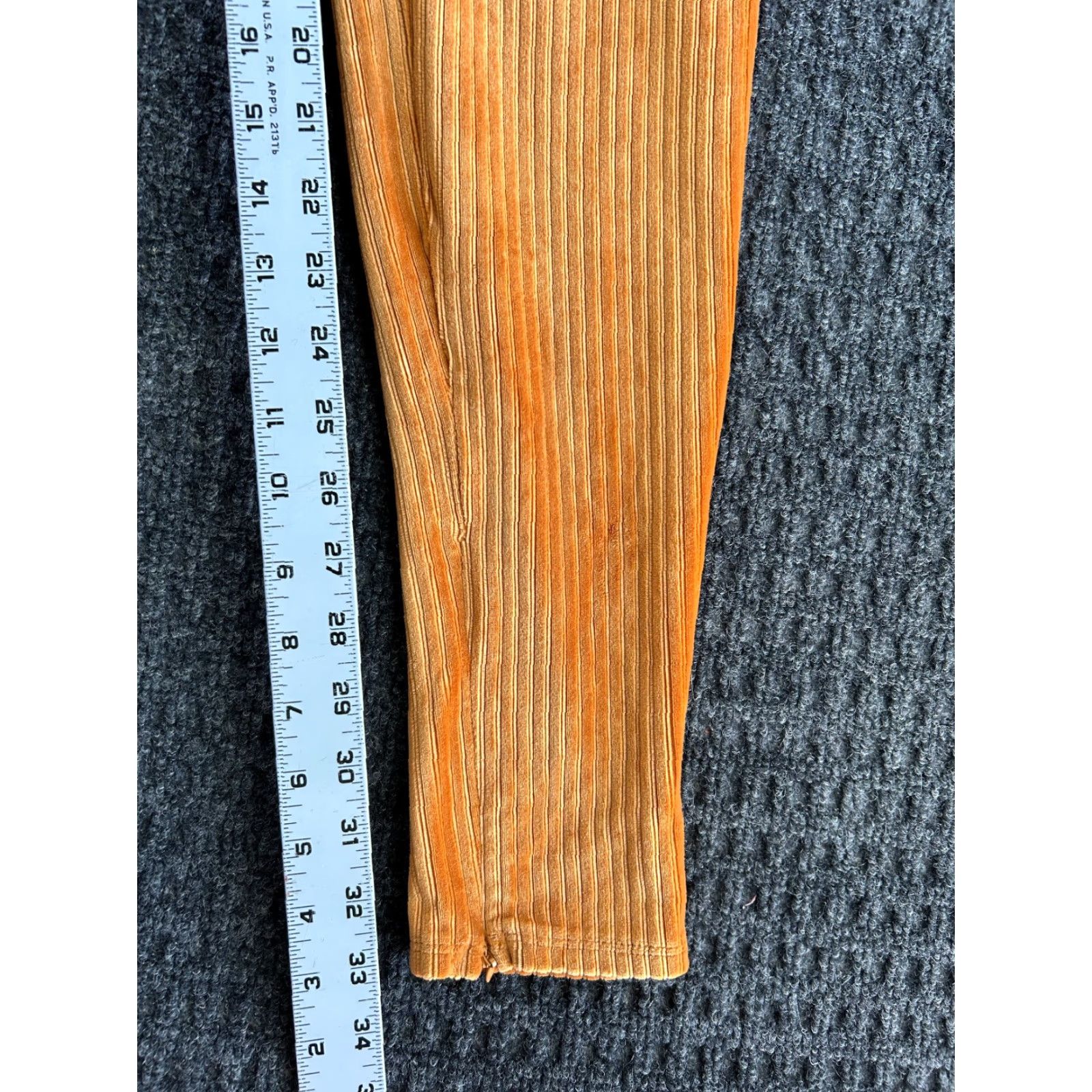 Juicy Couture Juicy Couture Textured Pull On Pants XL Orange Copper California Sunrise NEW Size 40" / US 18 - 6 Thumbnail