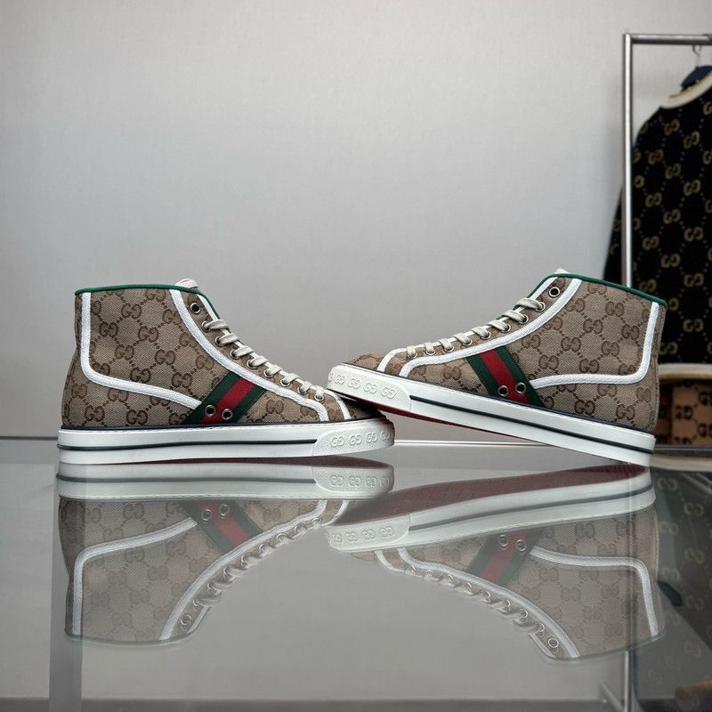 Gucci Gucci Tennis 1977 High Top Canvas Sneakers - Size US 7.5 / EU 40-41 - 8 Thumbnail