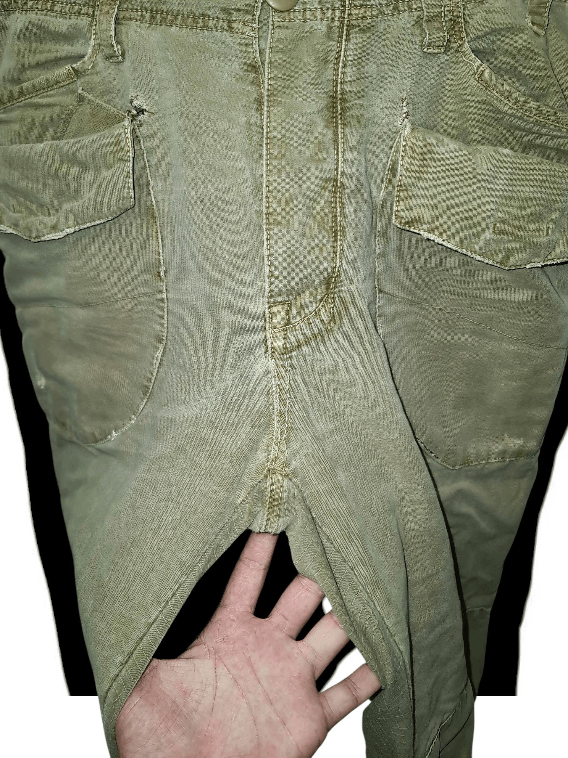 Vintage Vintage Y2K Next Baggy Military Cargo Pants Size US 34 / EU 50 - 9 Thumbnail