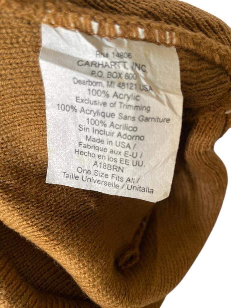 Carhartt × Japanese Brand × Vintage CARHARTT-BEANIE Size ONE SIZE - 6 Thumbnail